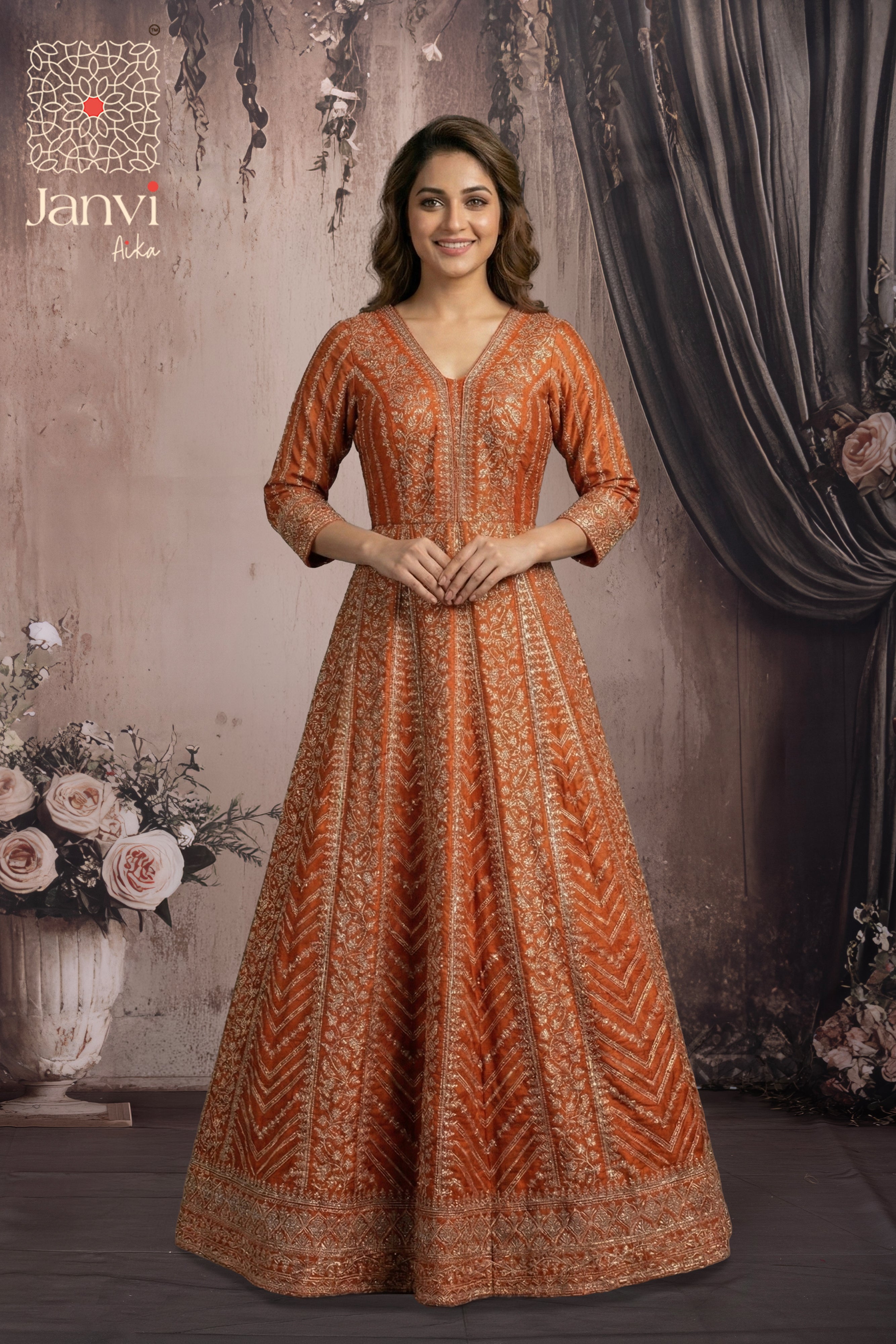 Saffron Heirloom Long Gown