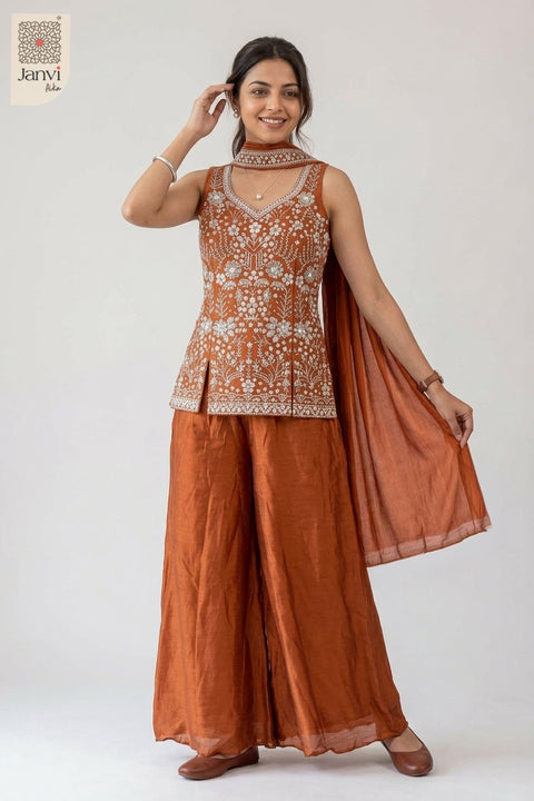 Autumn Vale Sharara Set