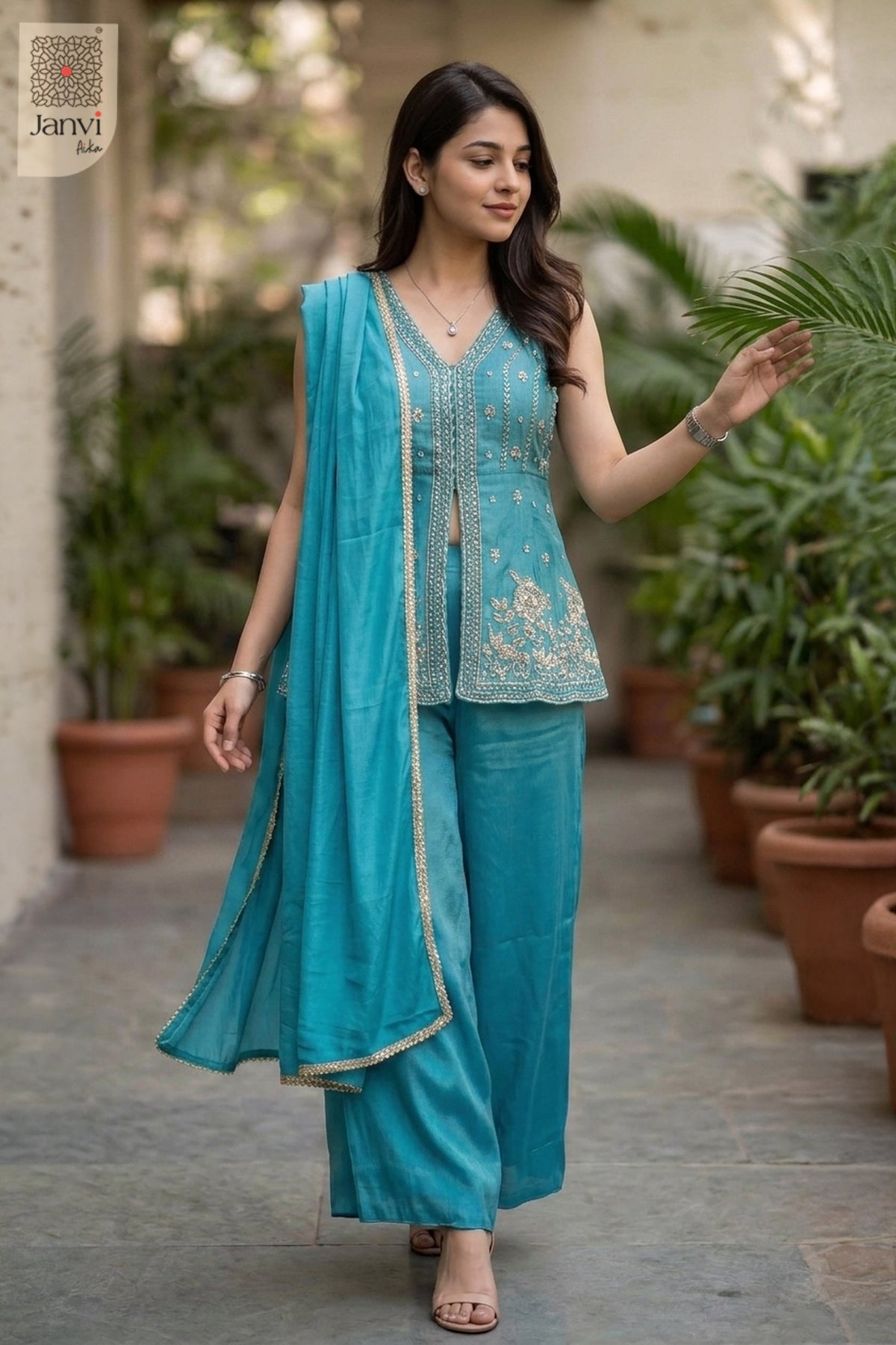 Blue Hour Festive Sharara