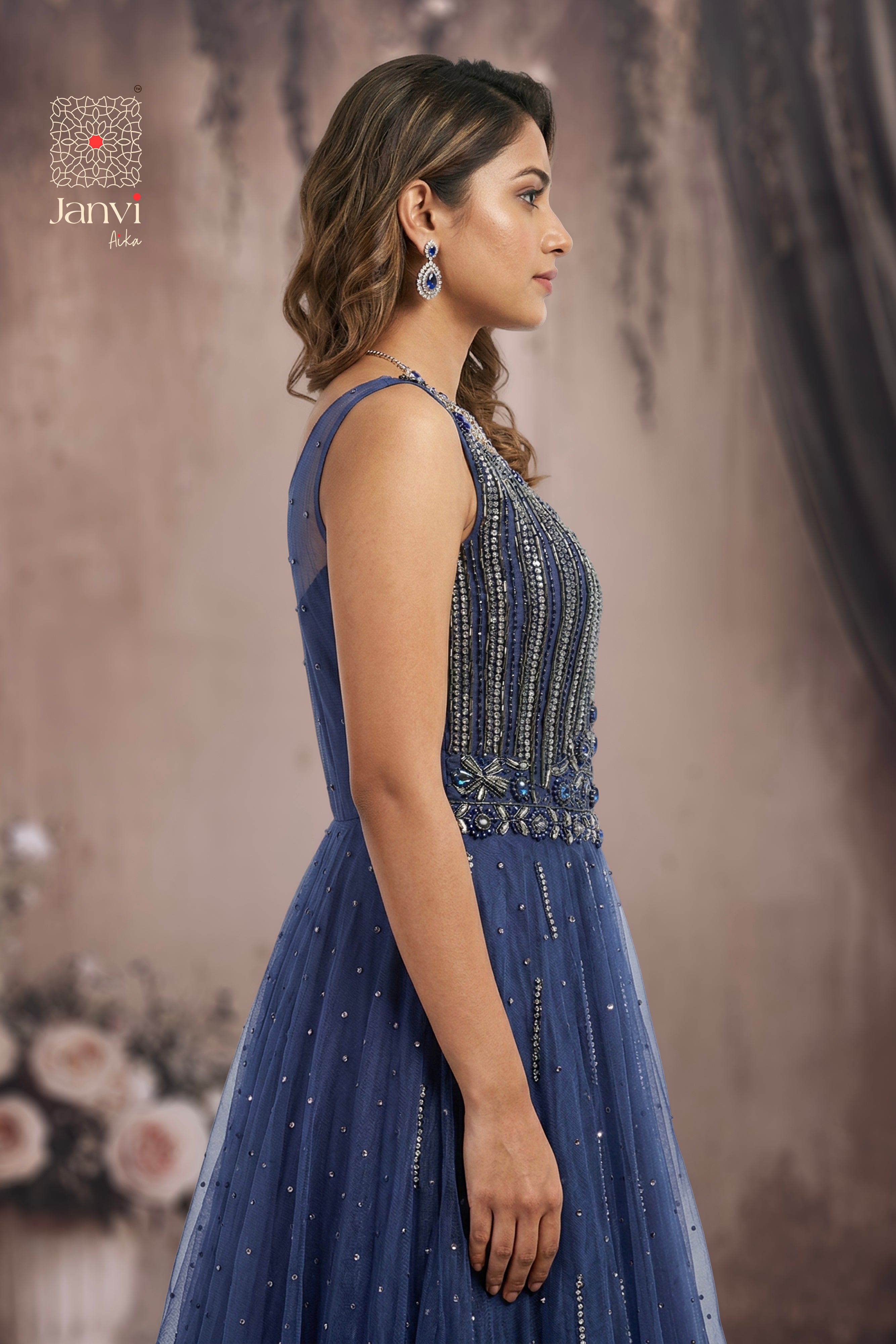 Celeste Spark Long Gown