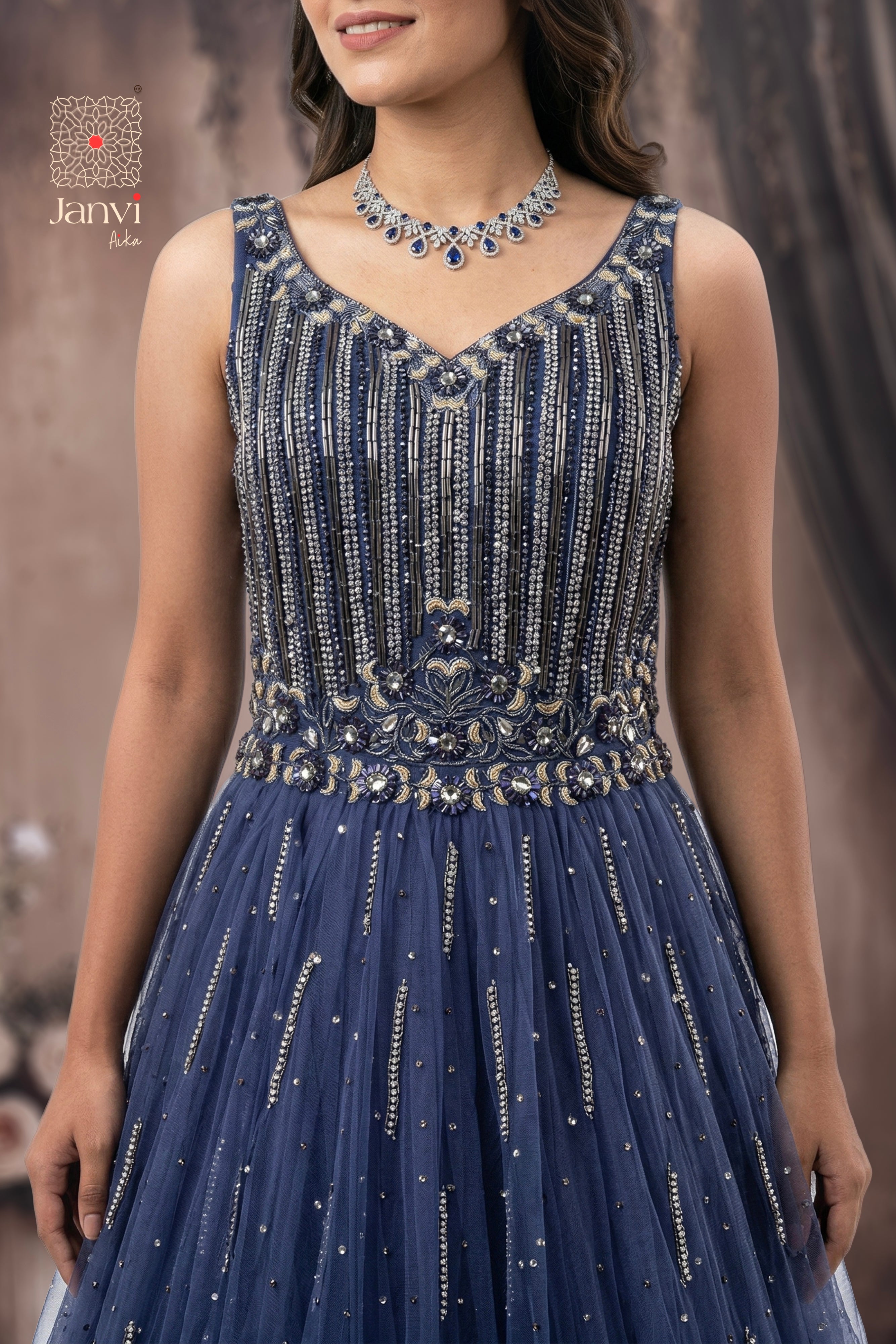 Celeste Spark Long Gown