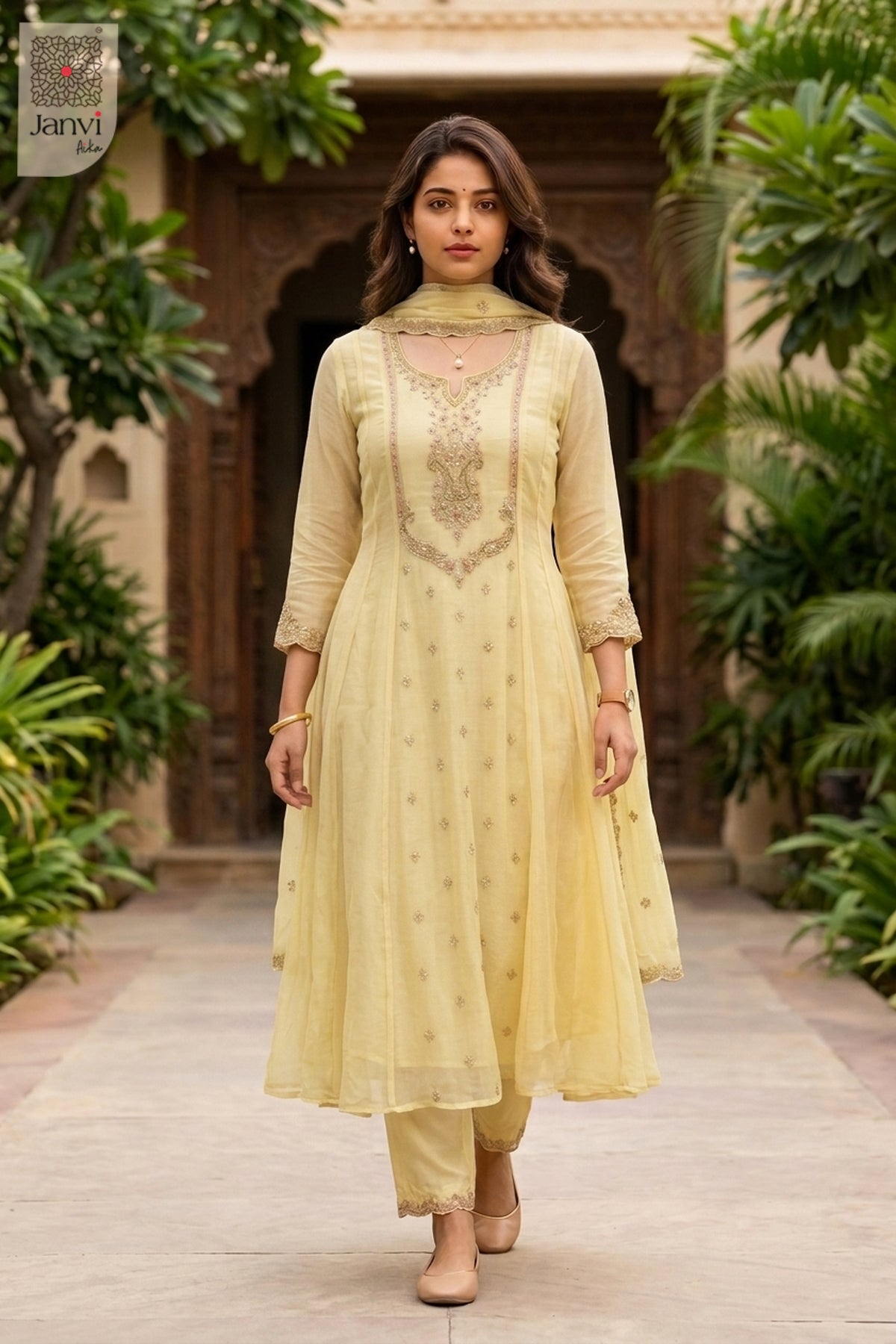 Daffodil Dream Anarkali Dress