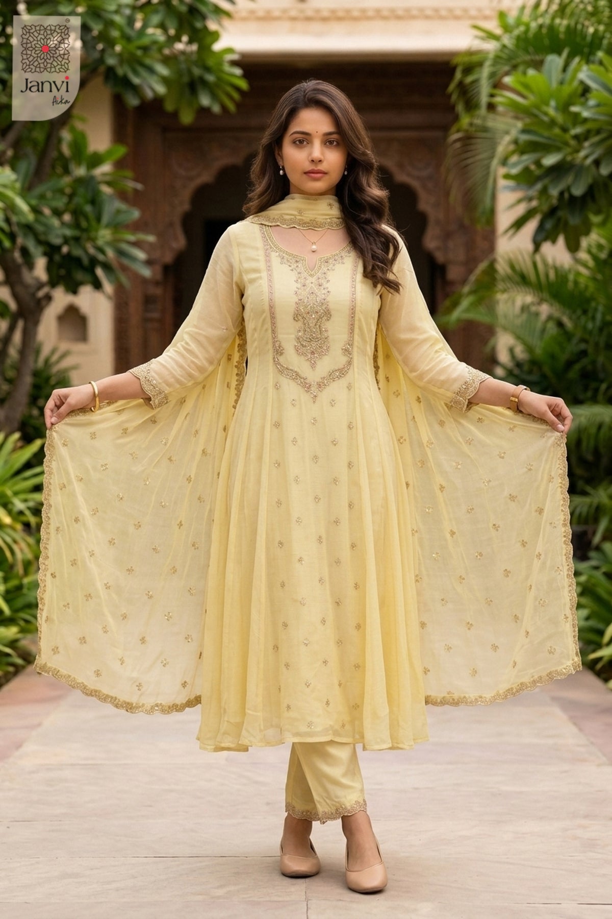 Daffodil Dream Anarkali Dress