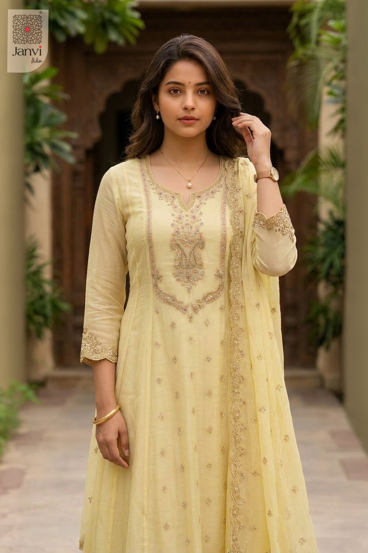 Daffodil Dream Anarkali Dress