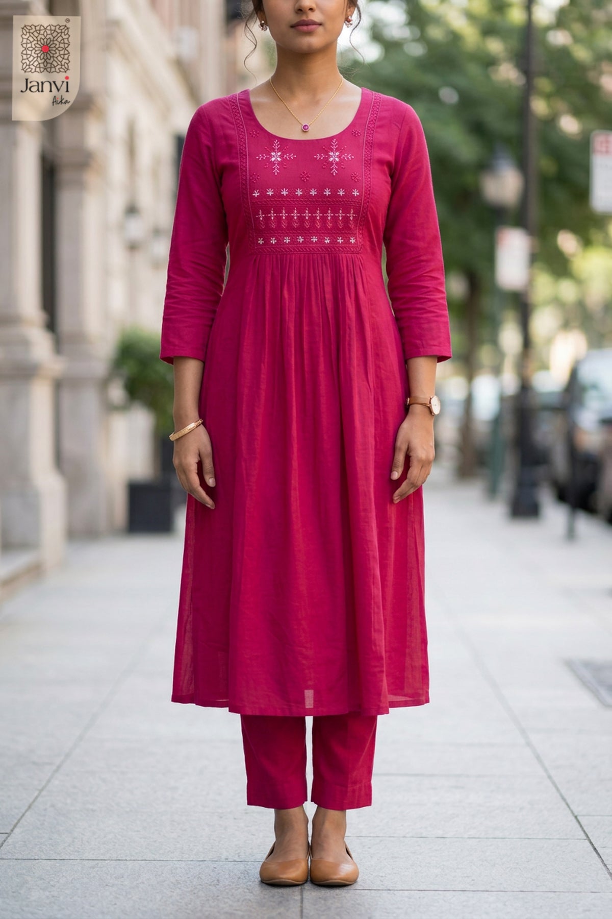 Fuchsia Grace Top