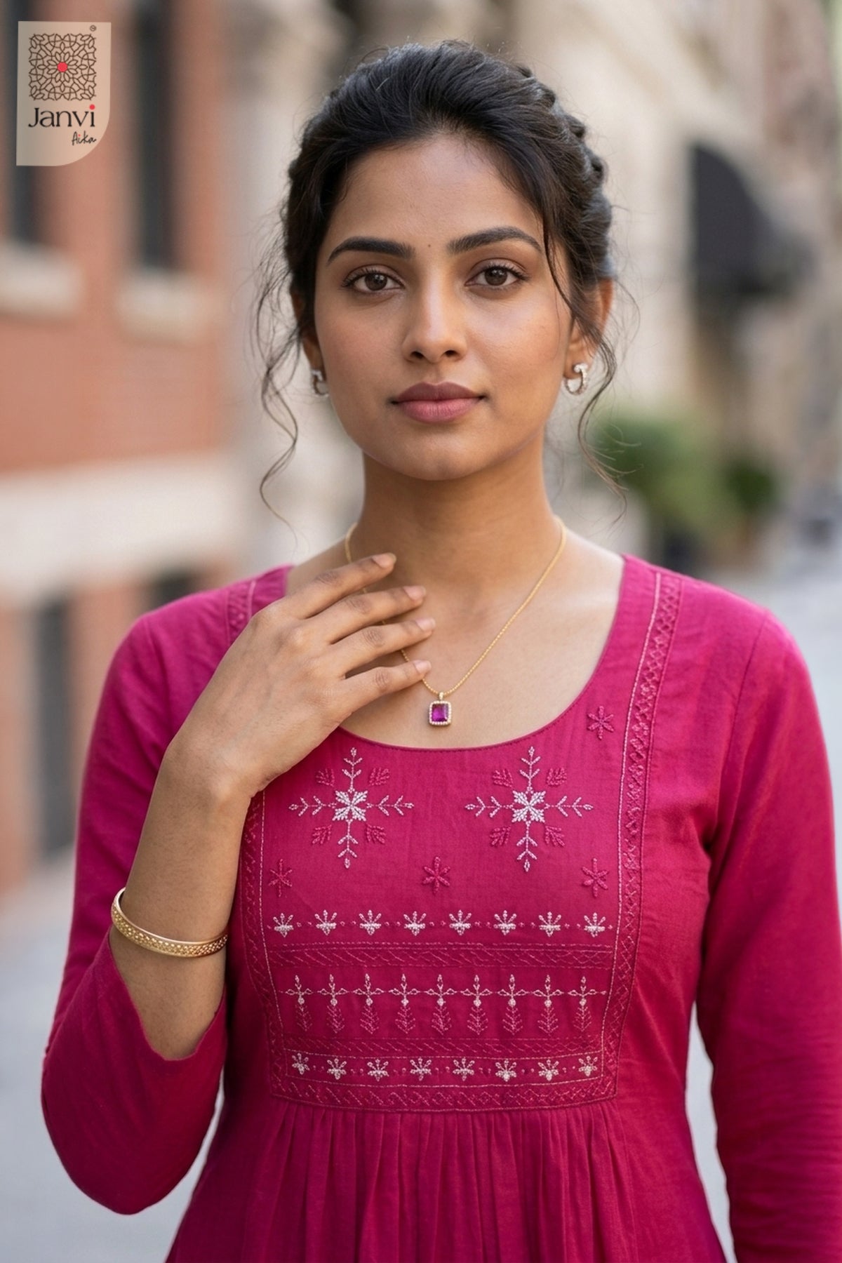 Fuchsia Grace Top