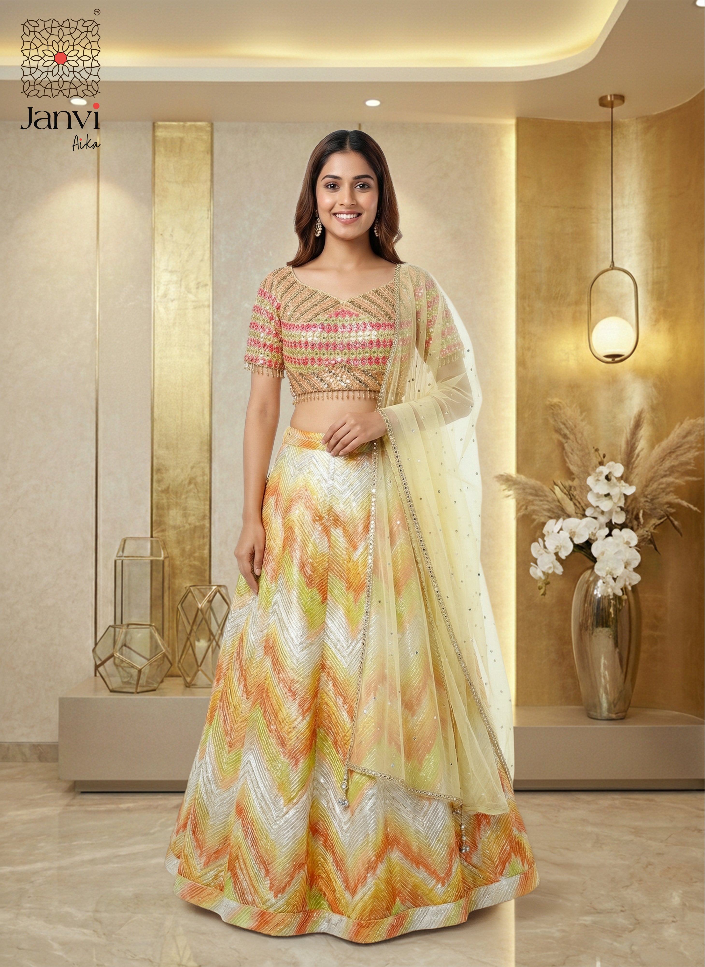 Haldi Haze Lehenga Set