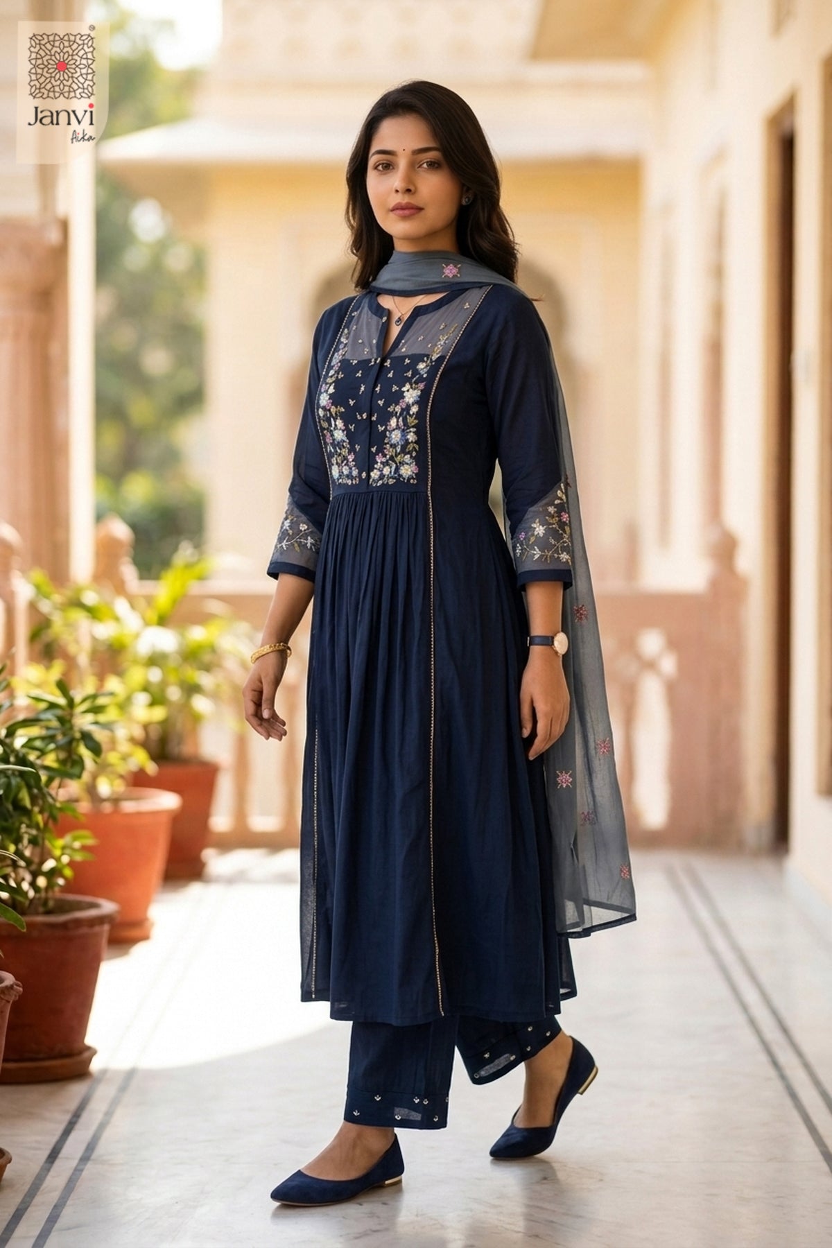 Indraneela Anarkali Dress