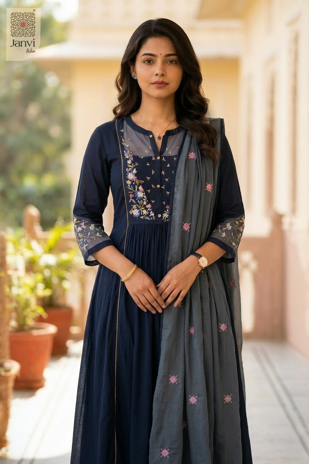 Indraneela Anarkali Dress