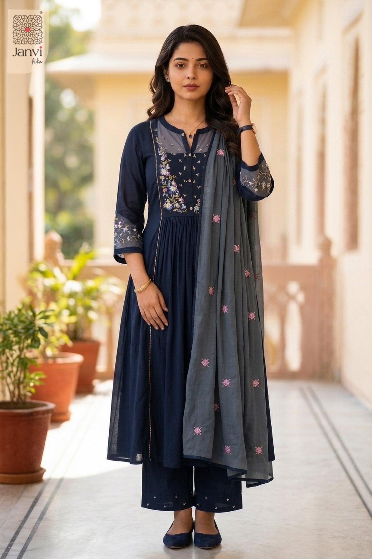 Indraneela Anarkali Dress