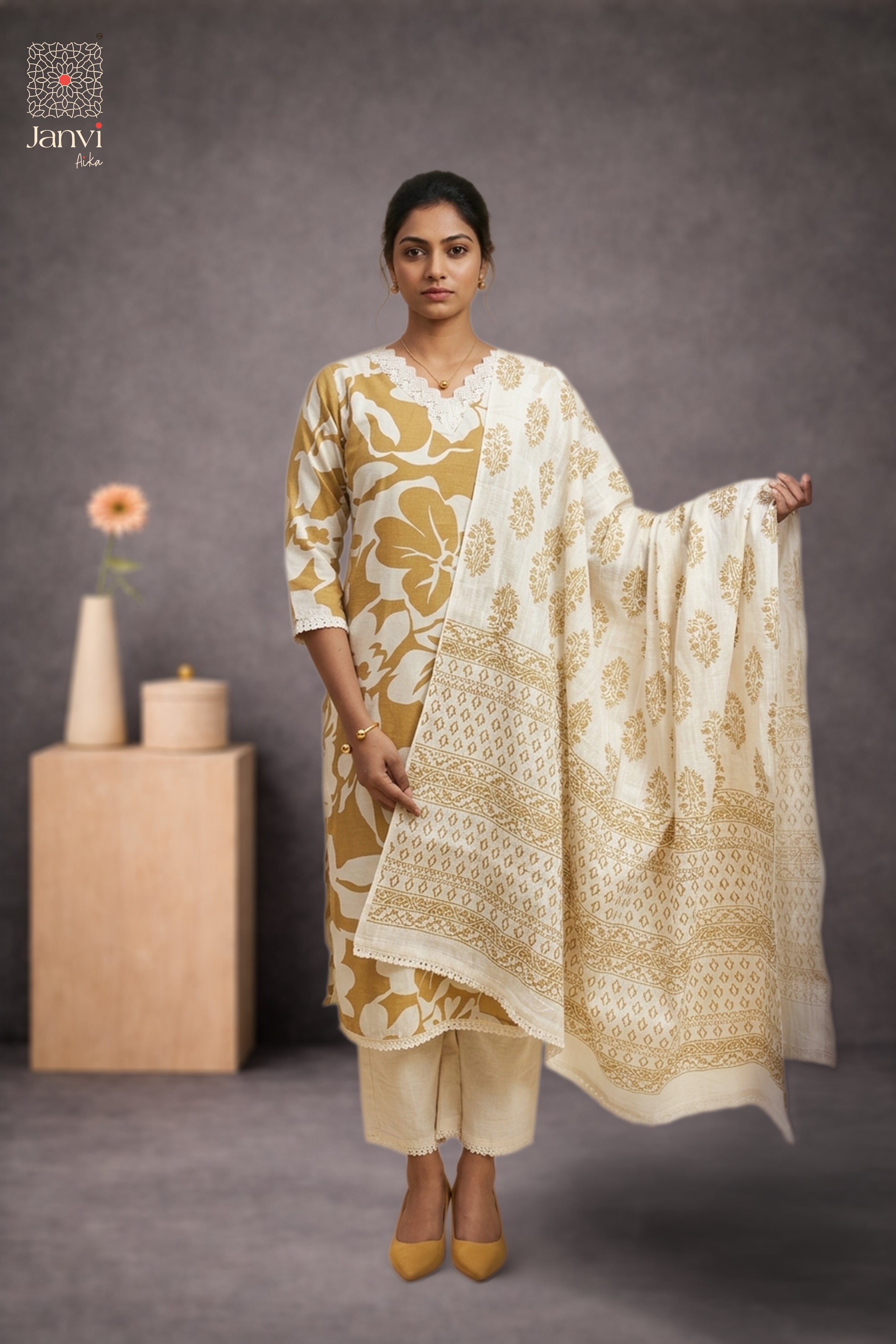 Ivory Ochre Petal Set