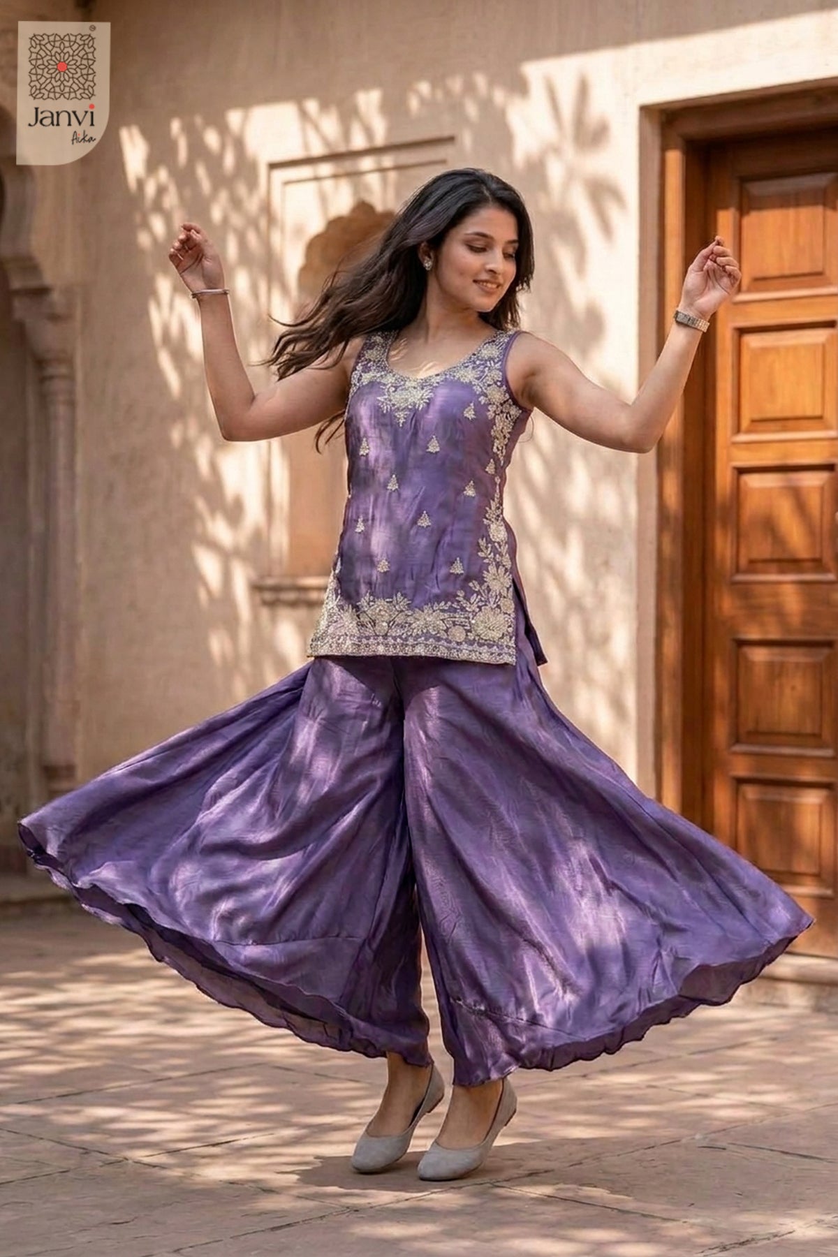 Iris Royale Sharara Set