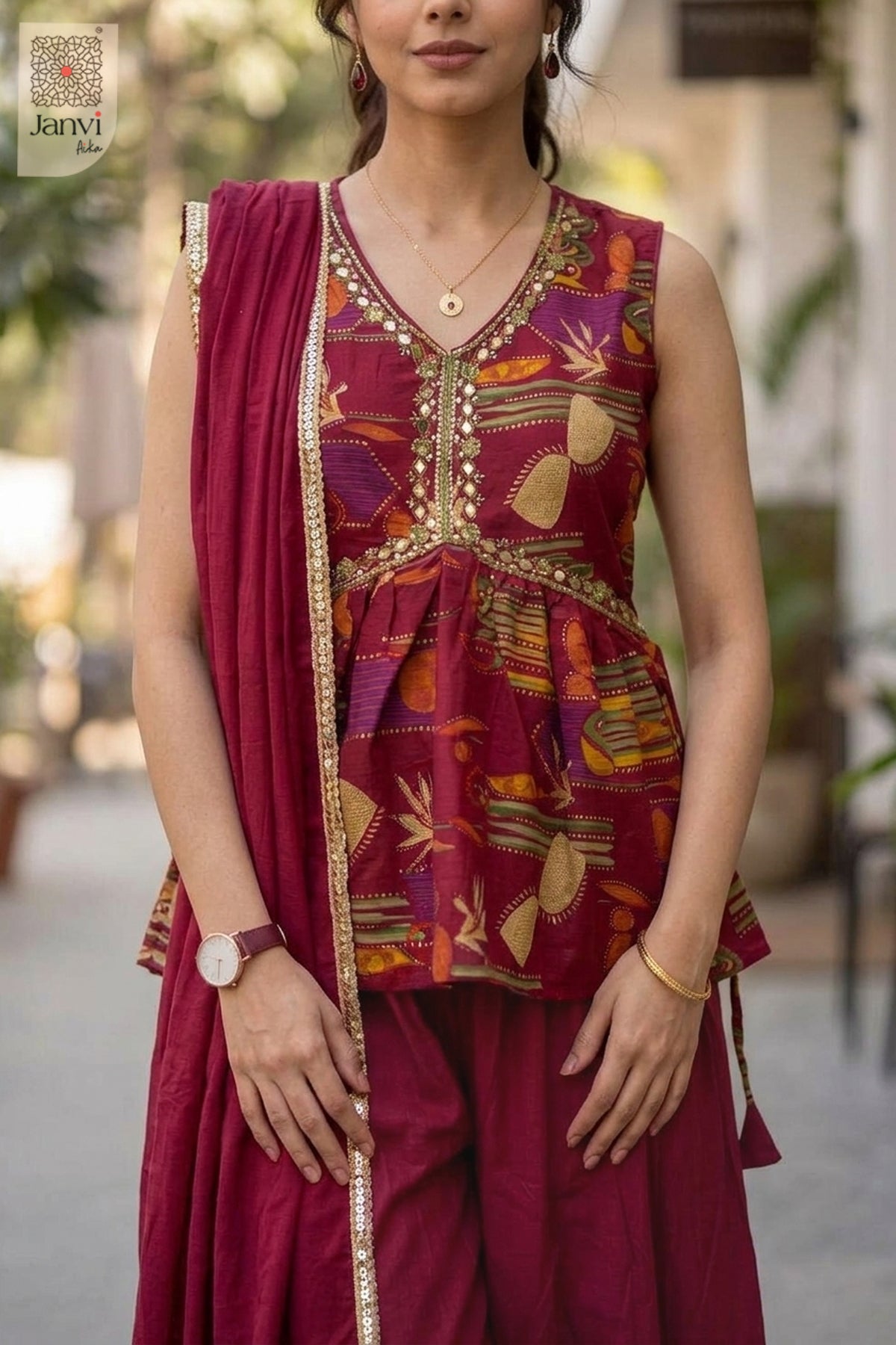 Leaf Fall Classy Sharara