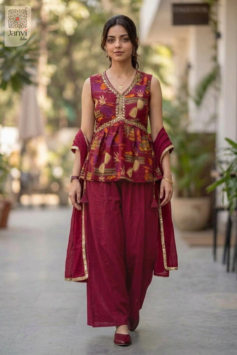 Leaf Fall Classy Sharara