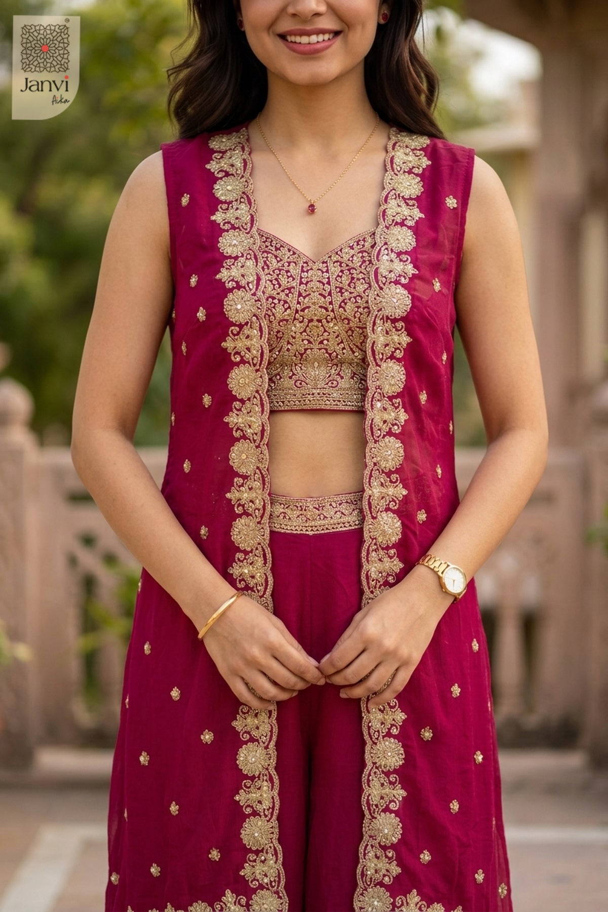 Magenta Majesty Sharara