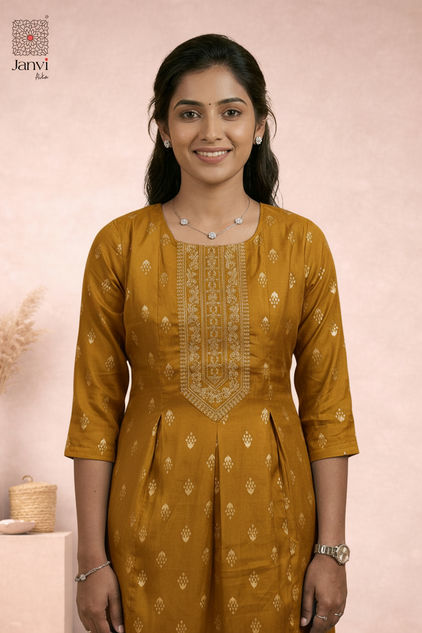 Mustard Bloom Top