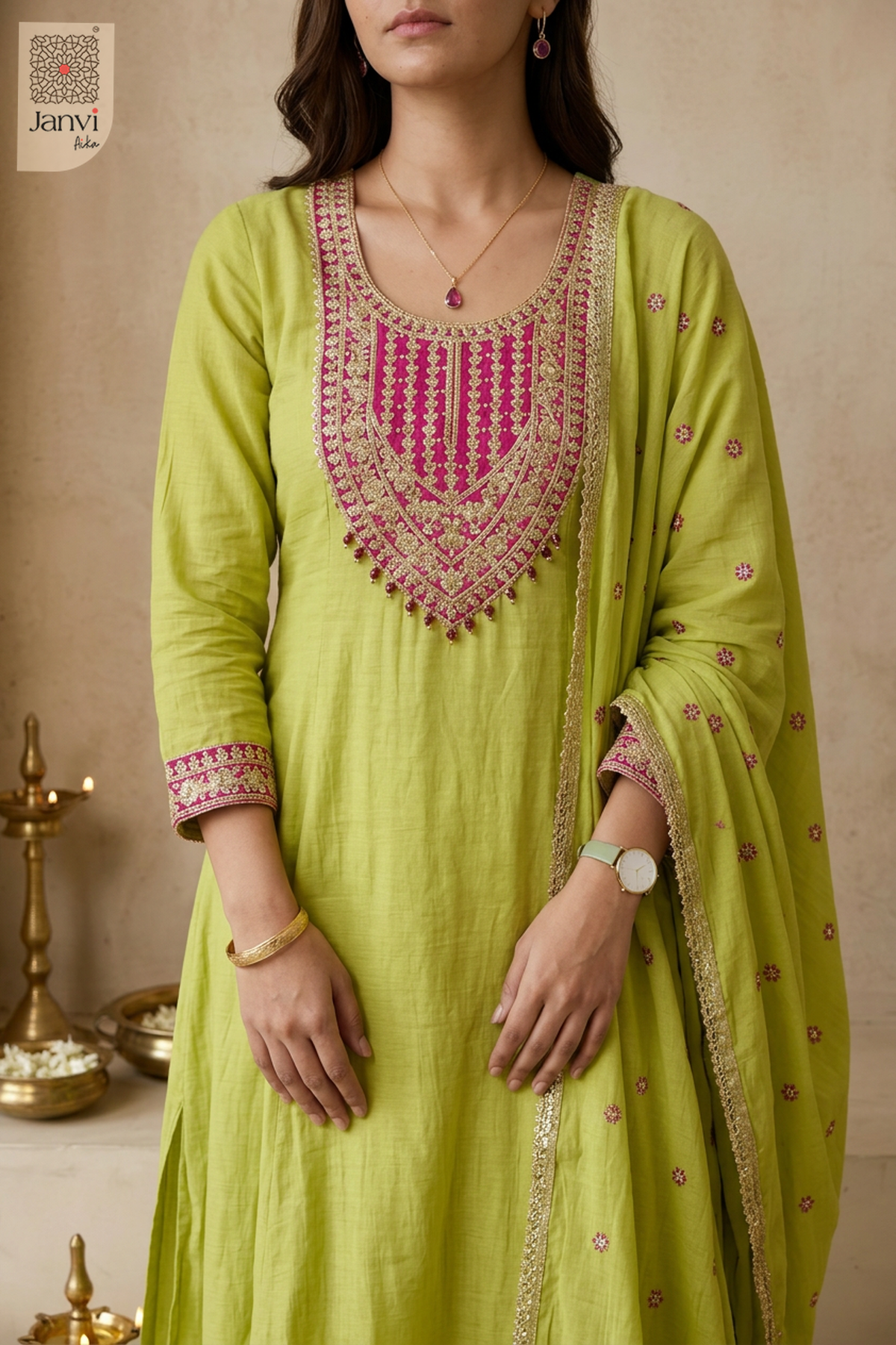 Mehraab Cascade Embroidered U Neck Anarkali