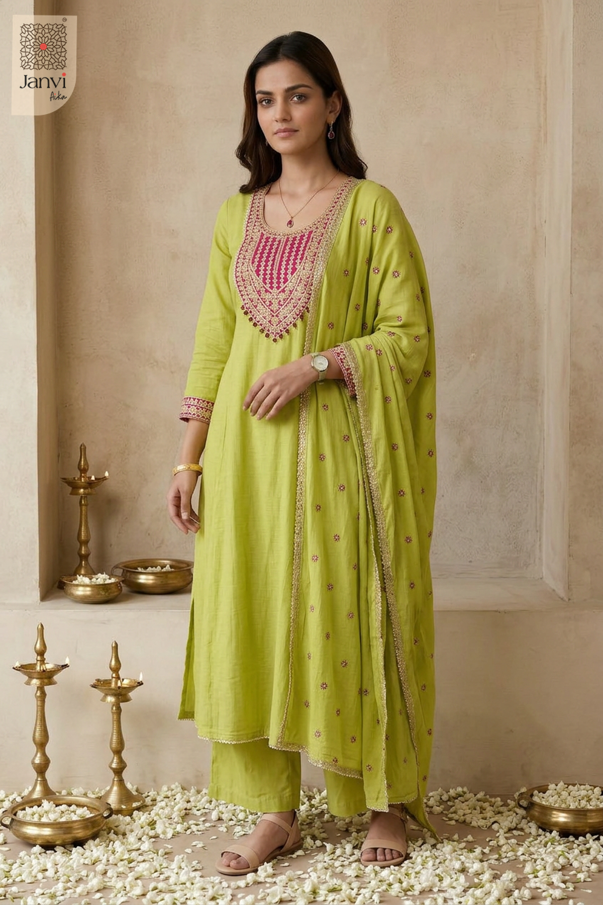 Mehraab Cascade Embroidered U Neck Anarkali