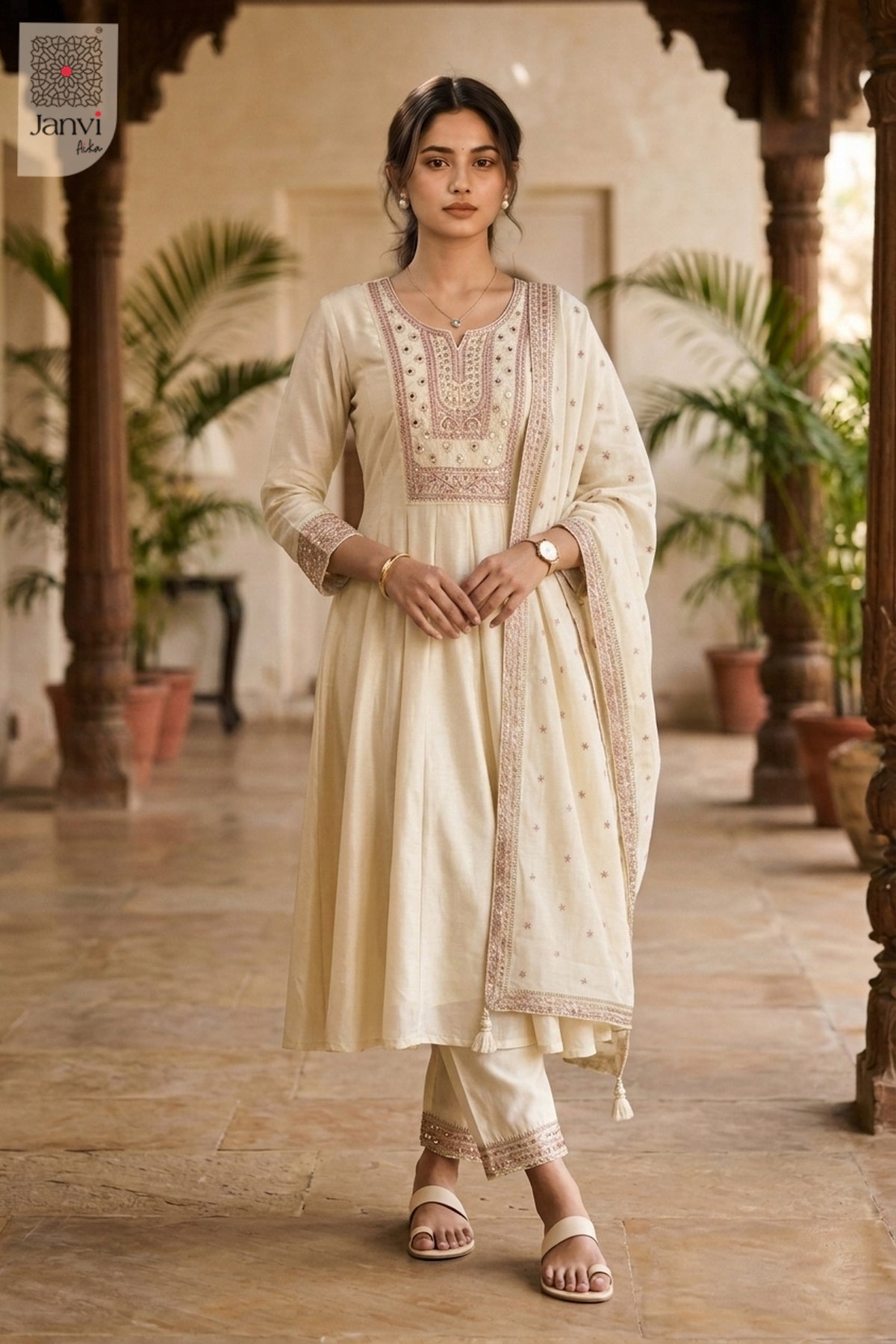 Pearl Auraya Anarkali Dress