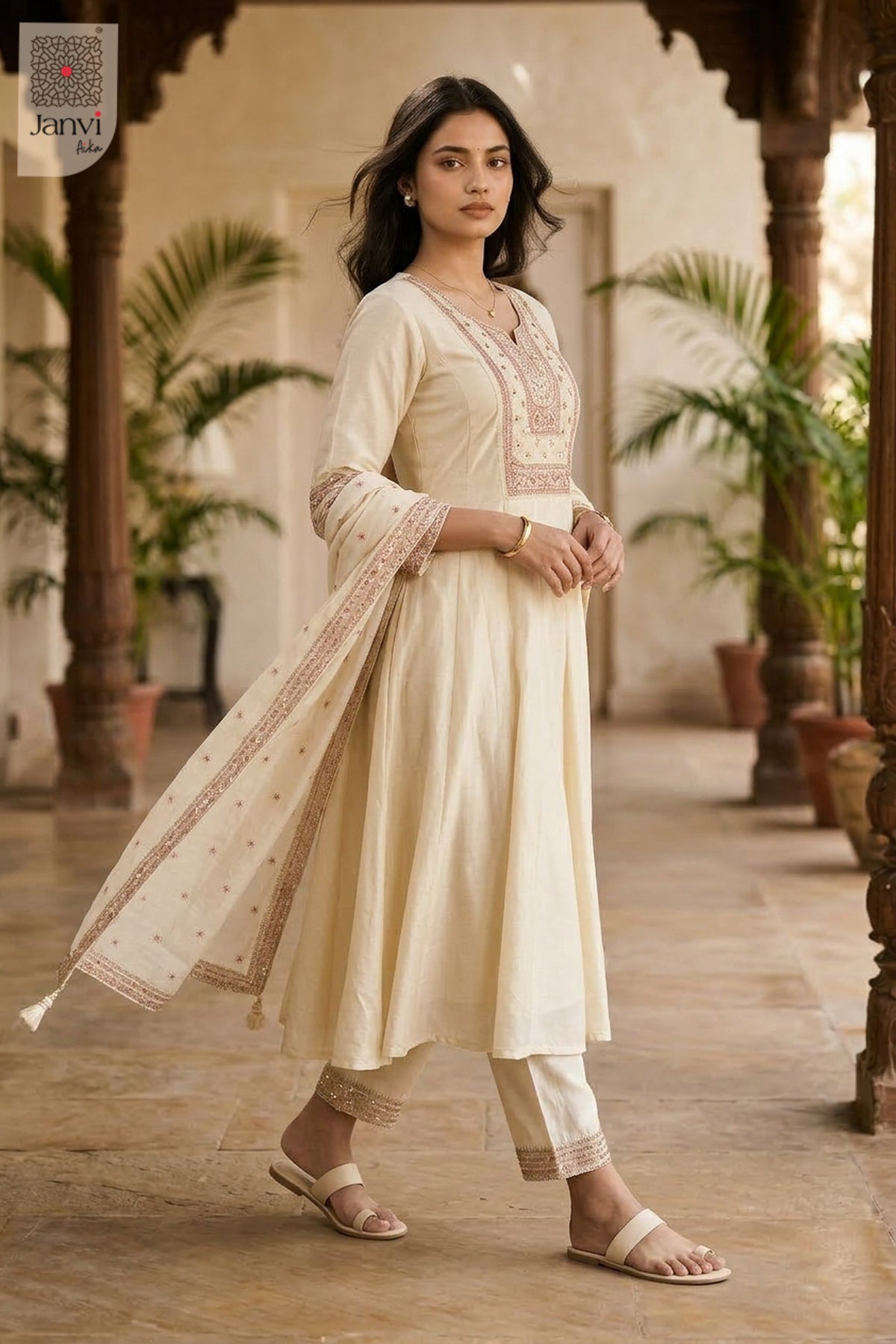 Pearl Auraya Anarkali Dress