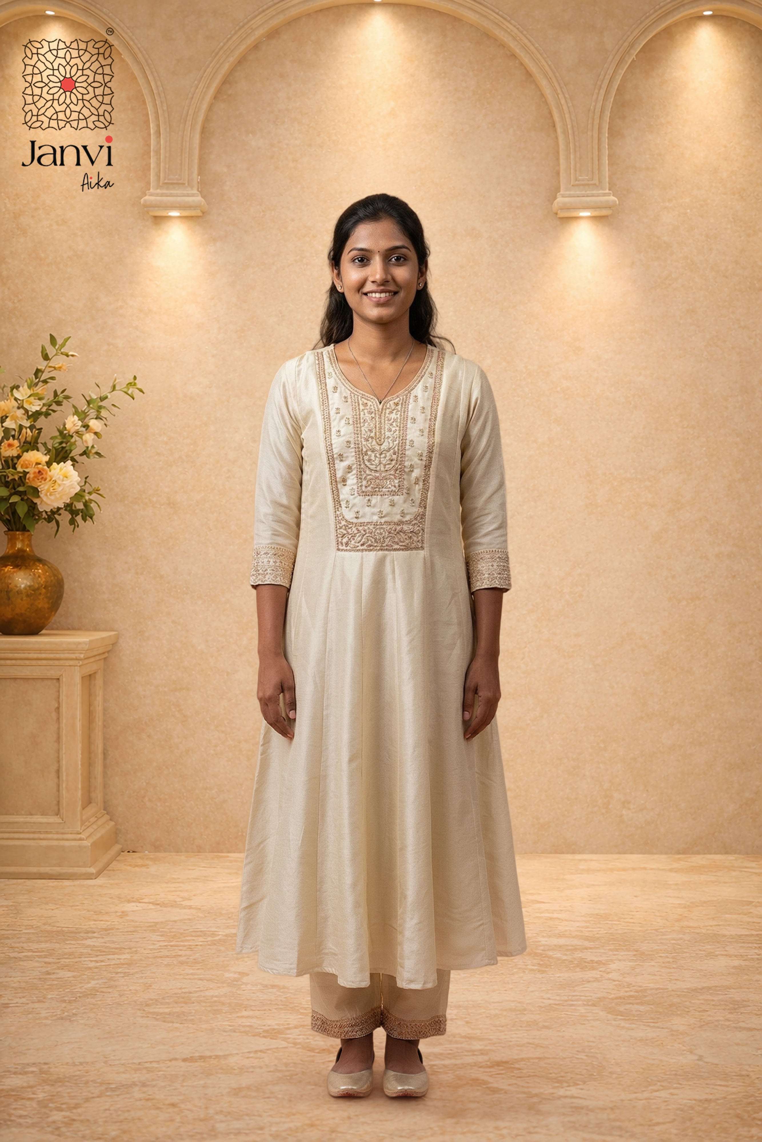 Pearl Auraya Anarkali Dress