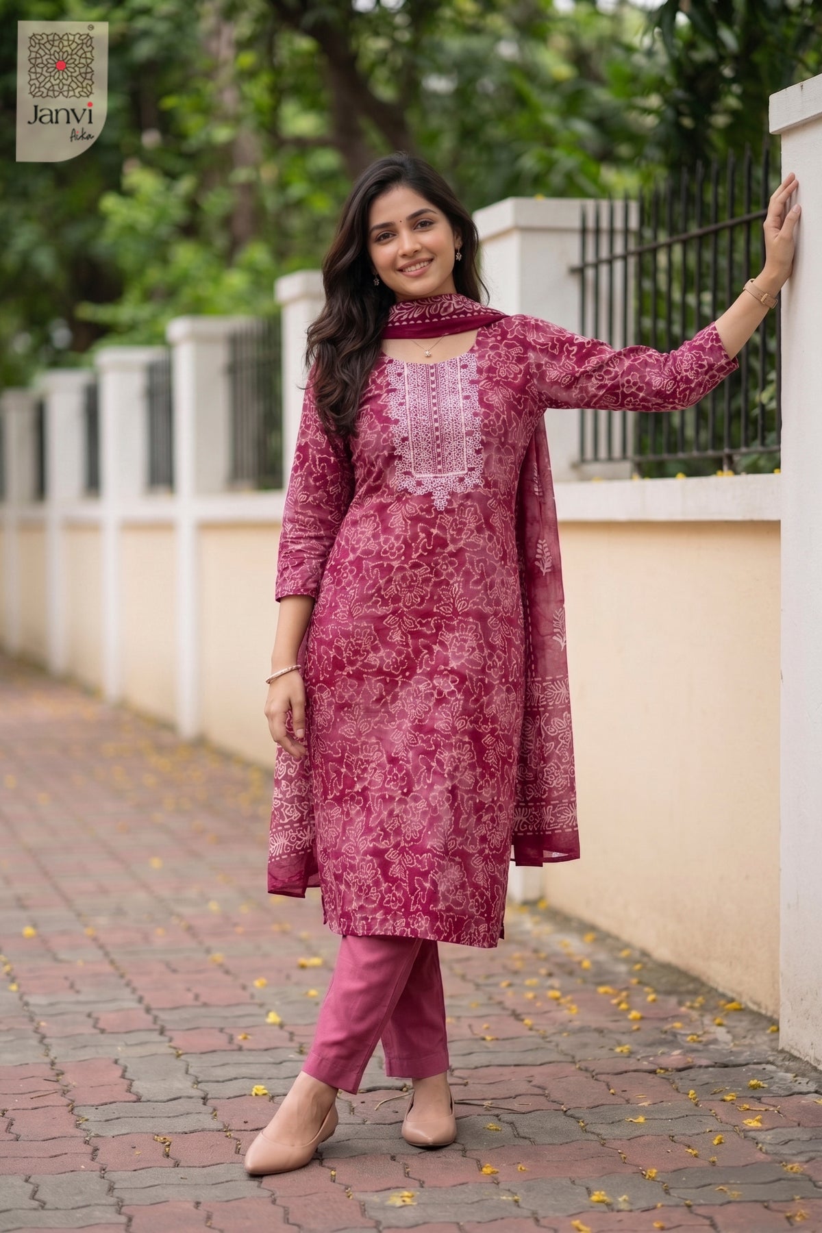 Pink Batik