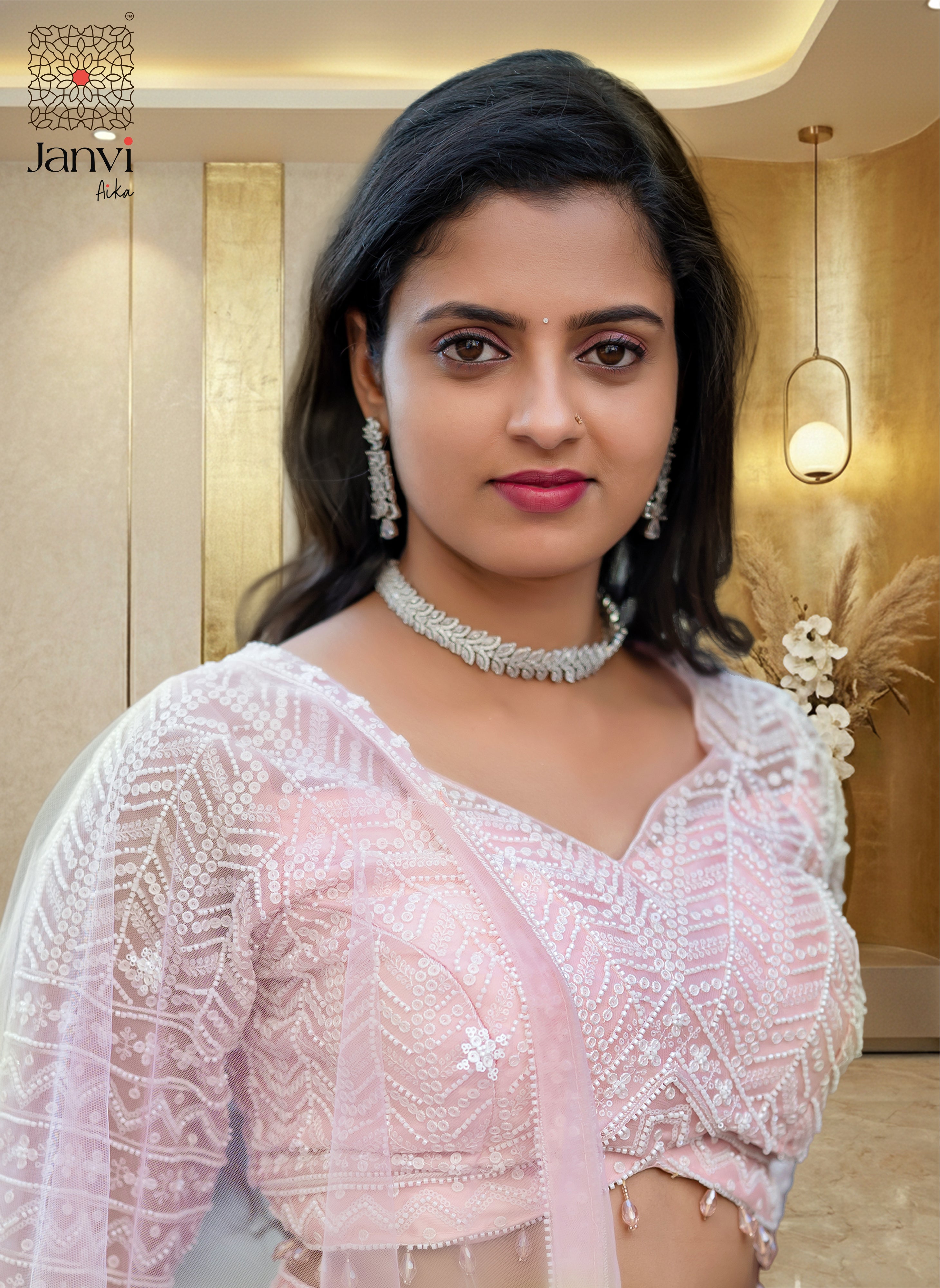 Powder Bloom Lehenga Set