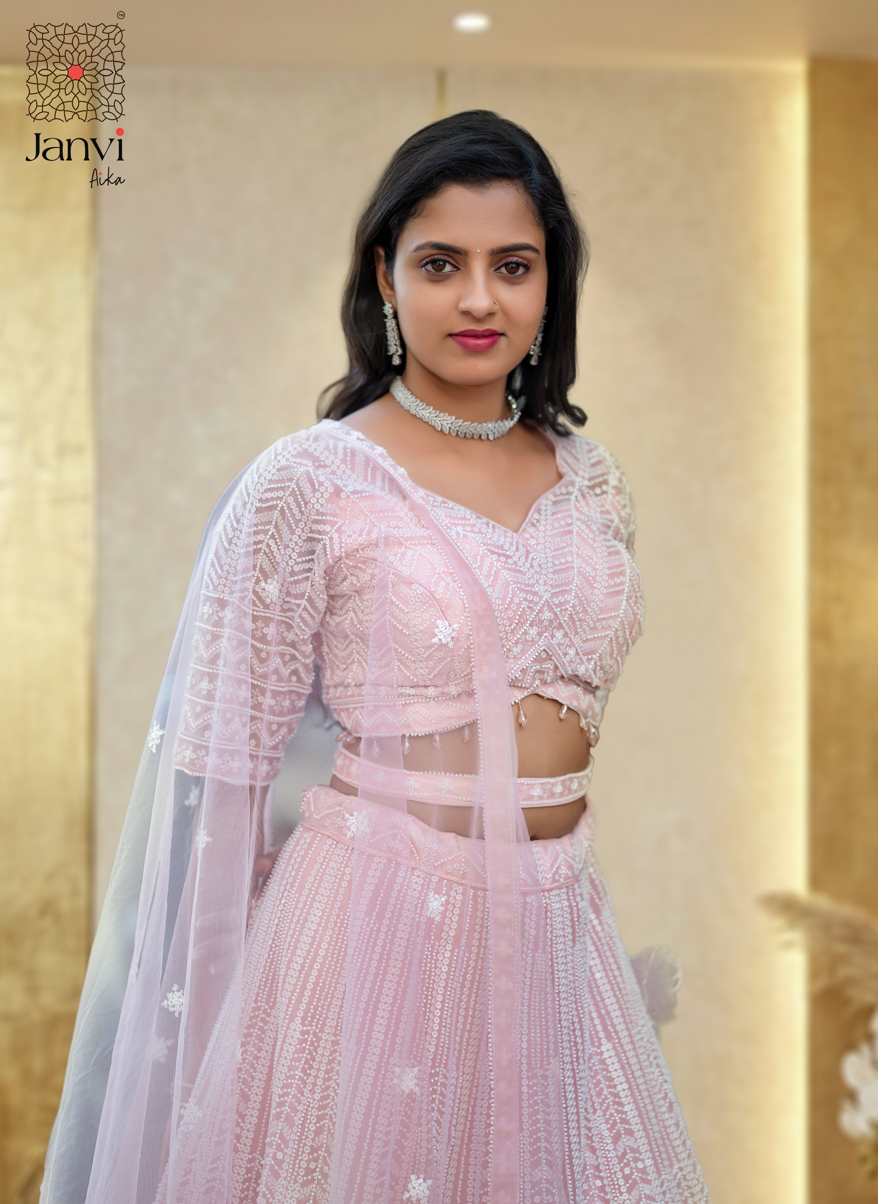 Powder Bloom Lehenga Set