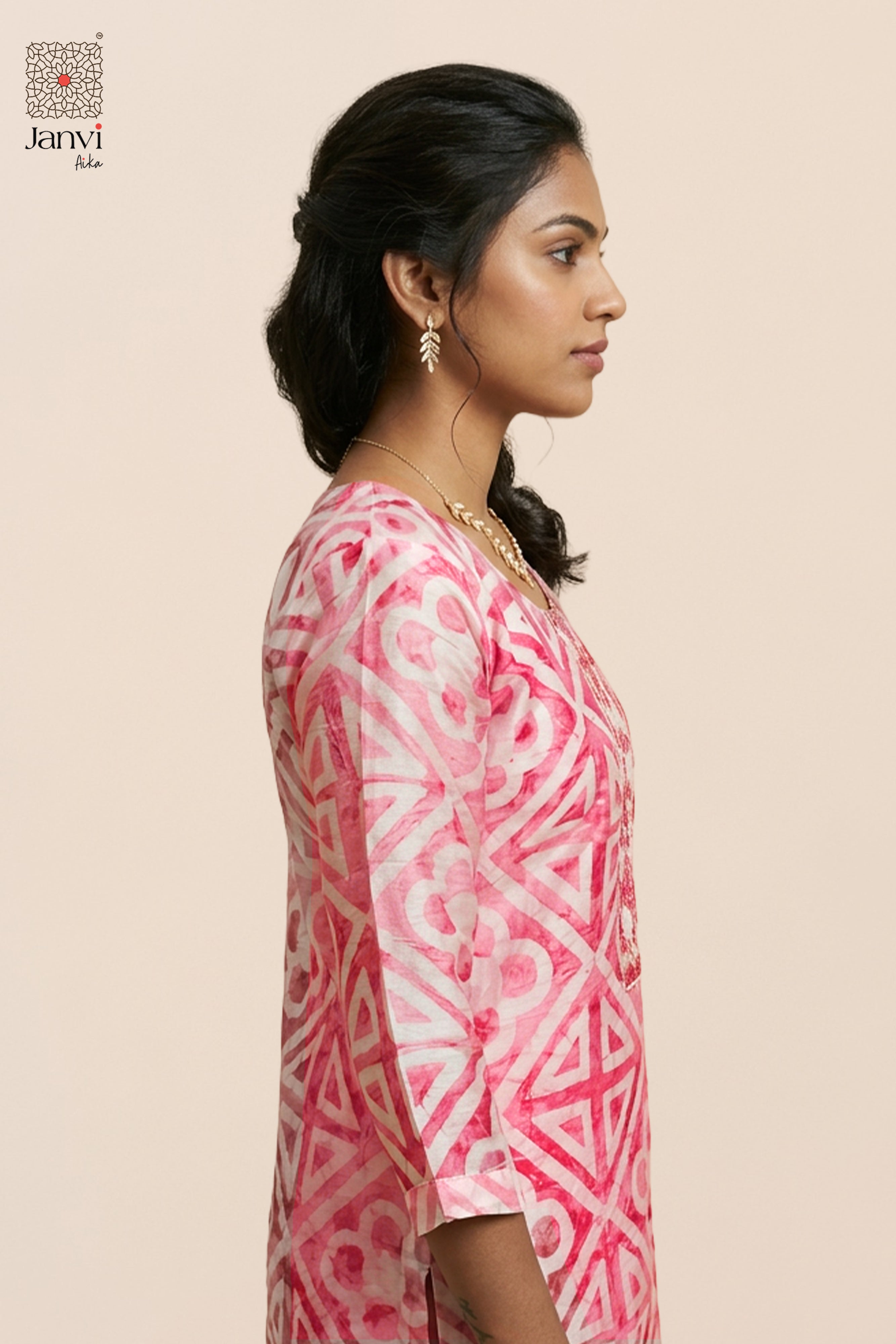 Rose Quartz Geometric