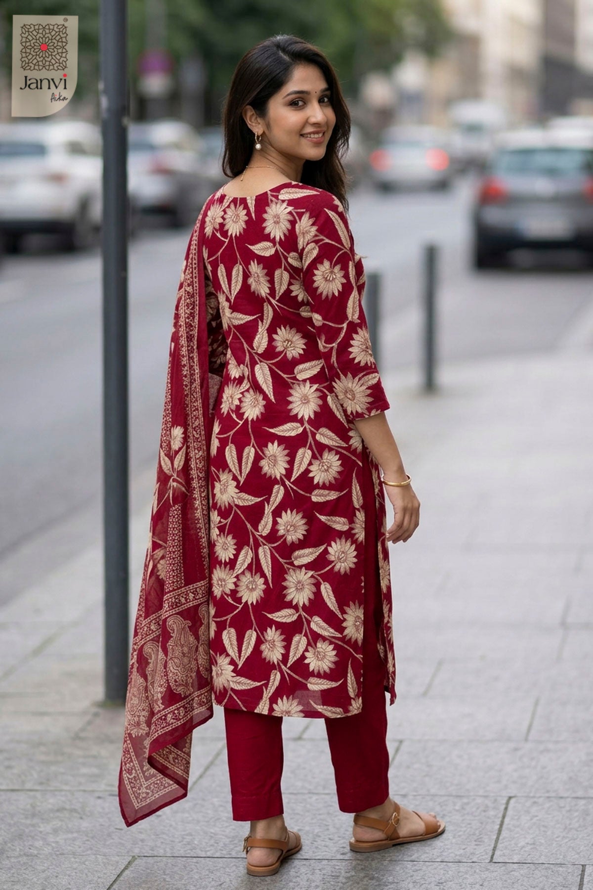Ruby Floral Symphony