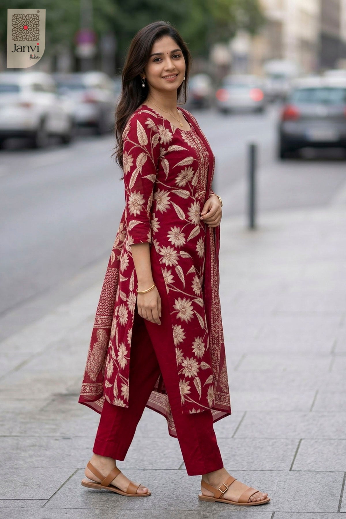 Ruby Floral Symphony