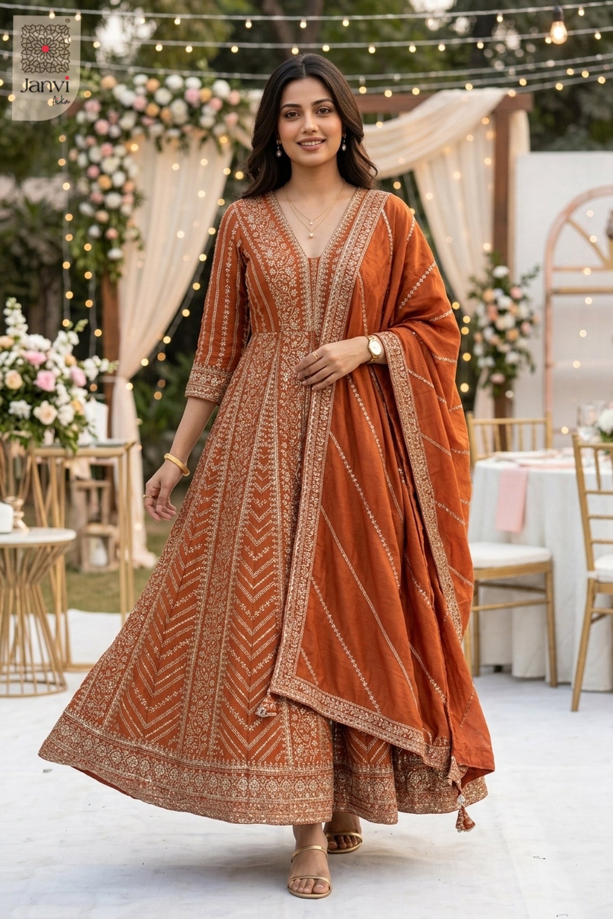 Saffron Heirloom Long Gown