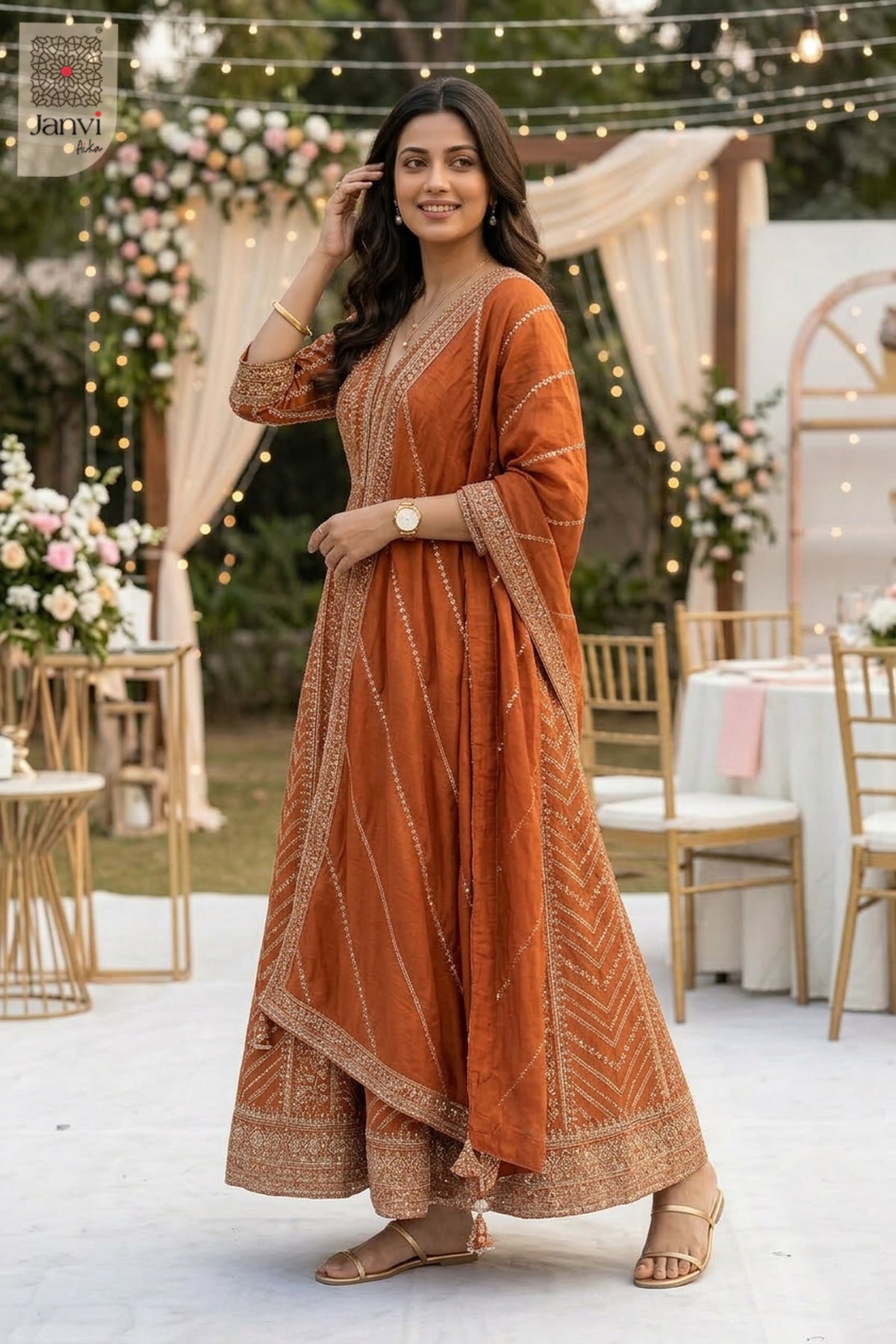 Saffron Heirloom Long Gown