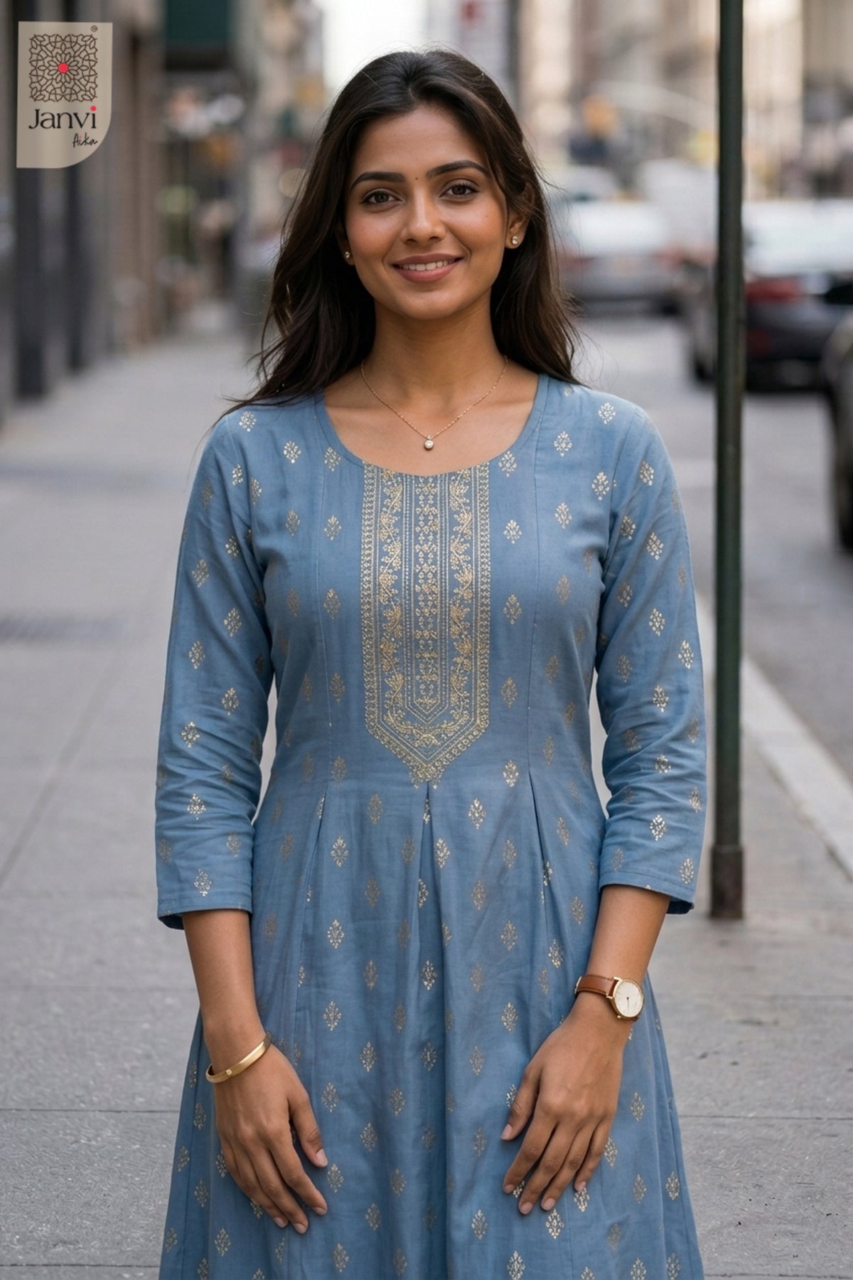 Sapphire Charm Top