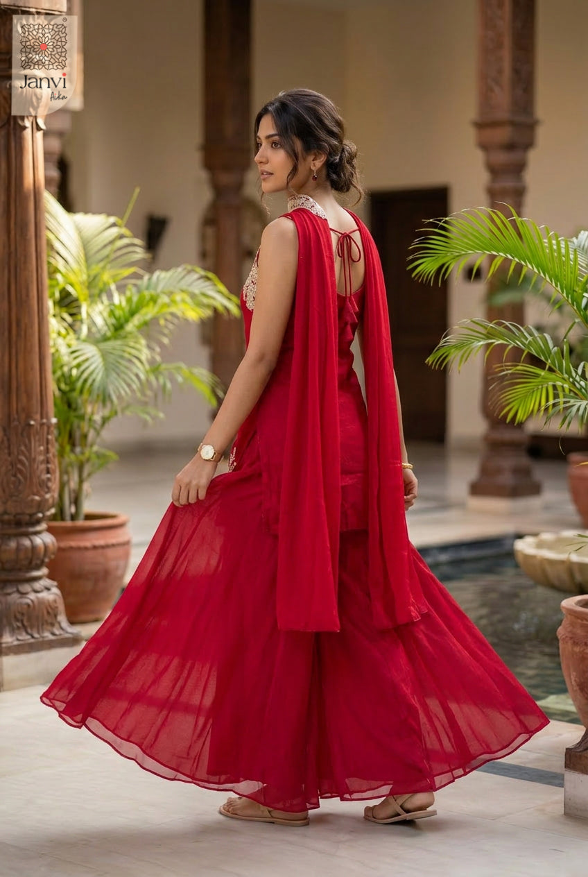 Scarlet Regal Sharara