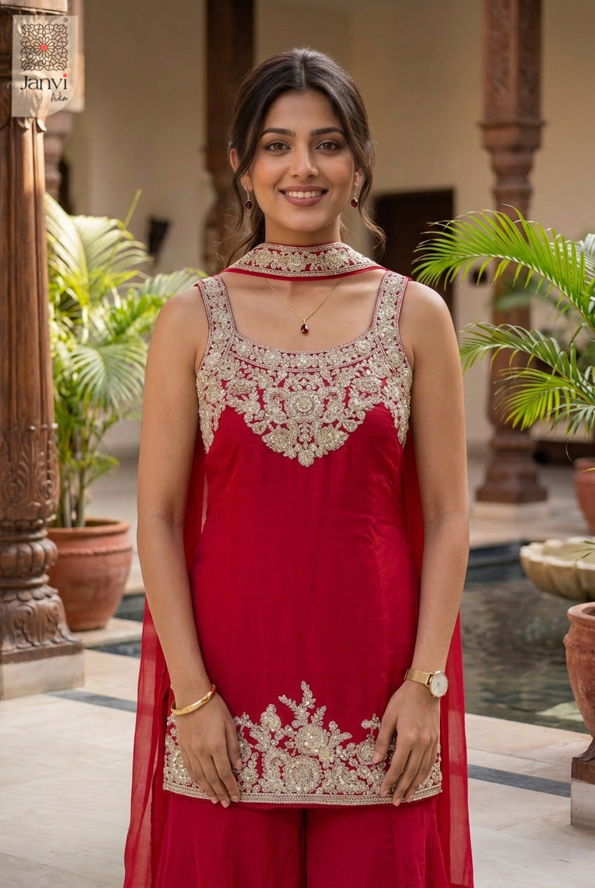 Scarlet Regal Sharara