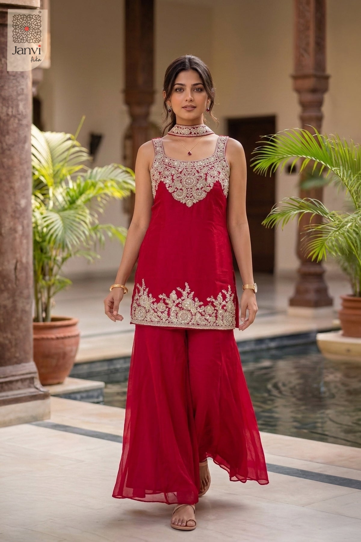 Scarlet Regal Sharara