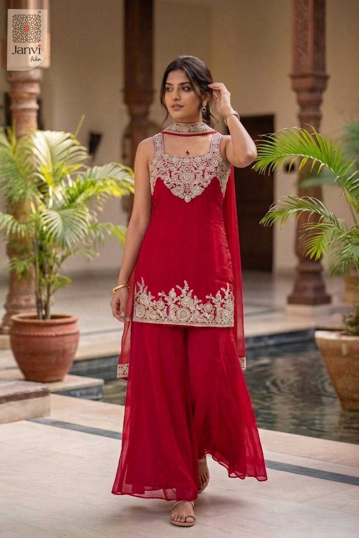 Scarlet Regal Sharara