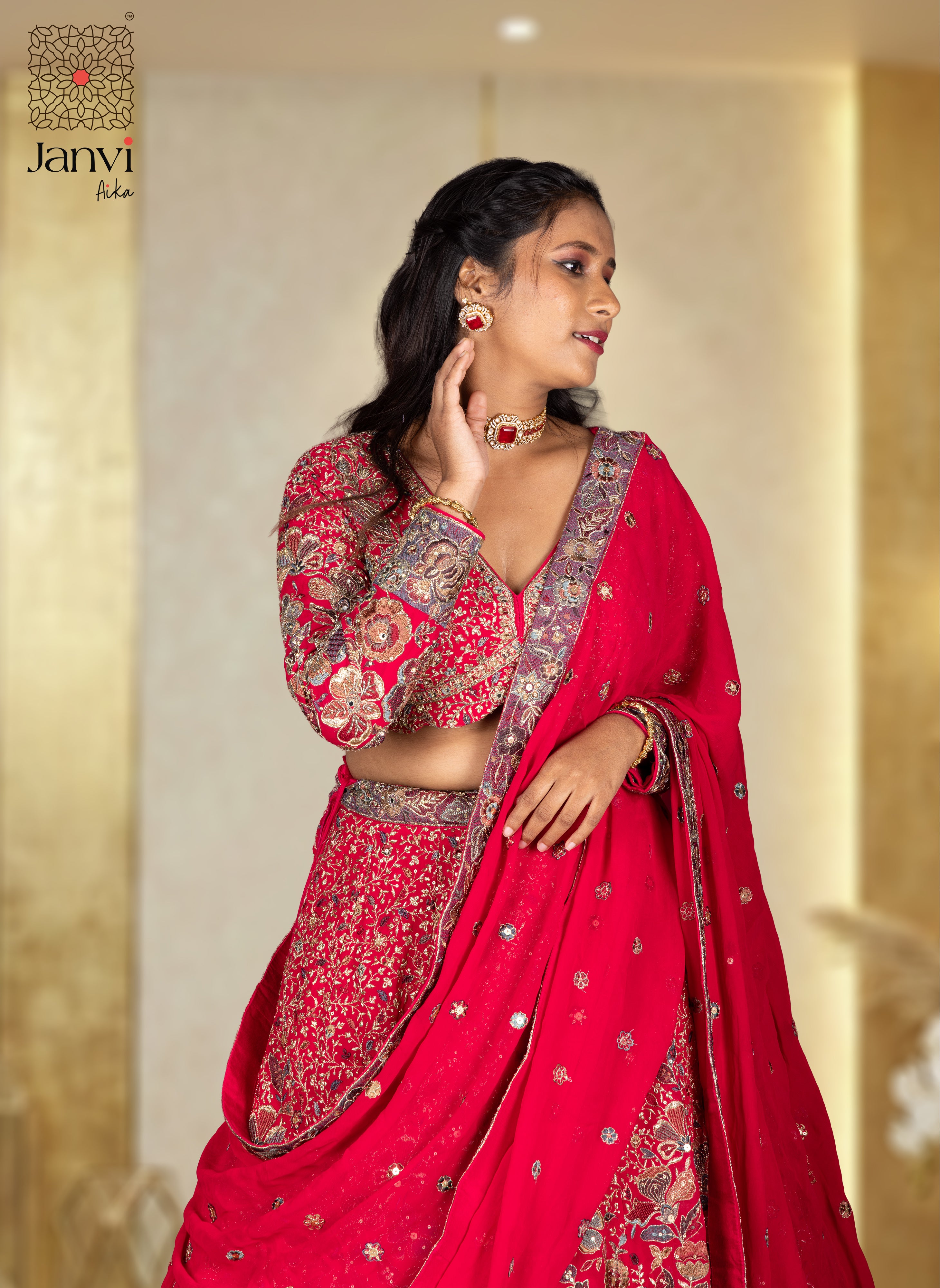 Sindoori Shobha Lehenga Set
