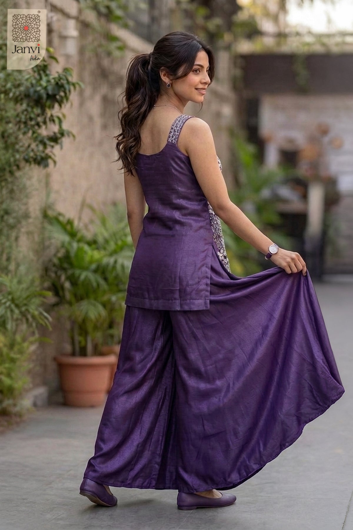 Sparkle Rush Sharara Set
