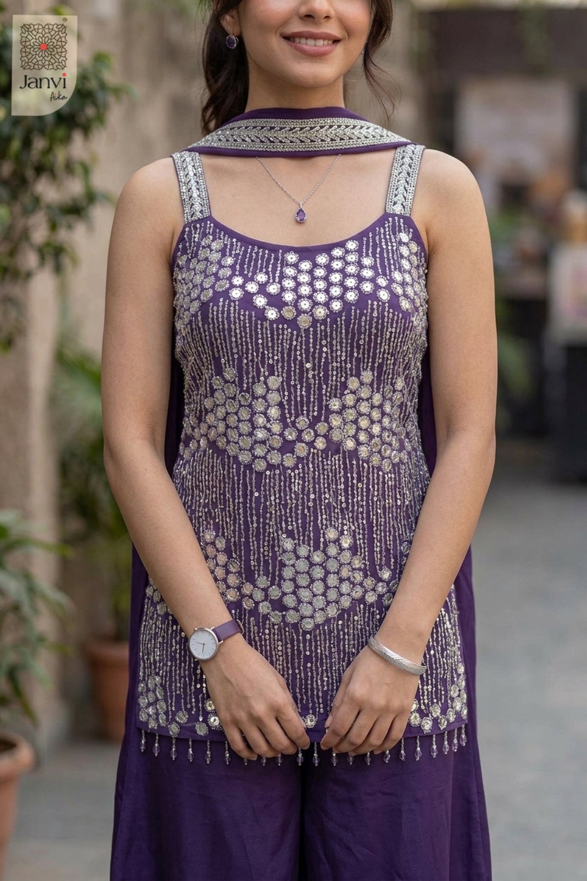 Sparkle Rush Sharara Set