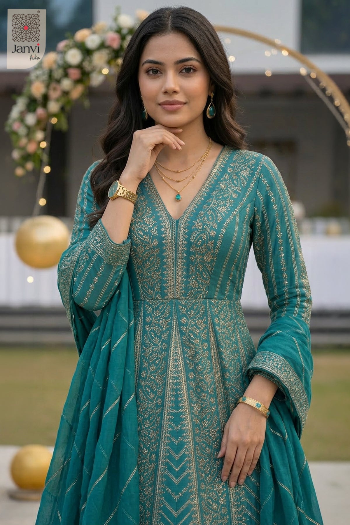 Exude confidence in this dazzling close up portrait showcasing our premium female clothes.