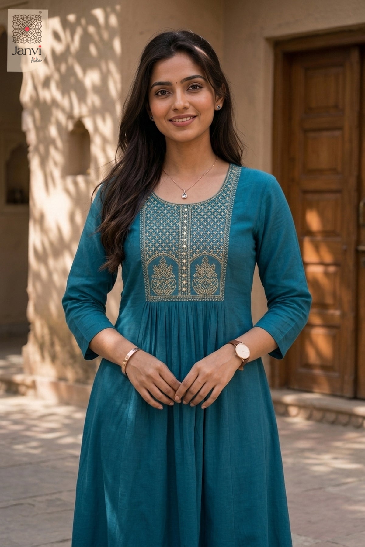 Teal Radiance Top