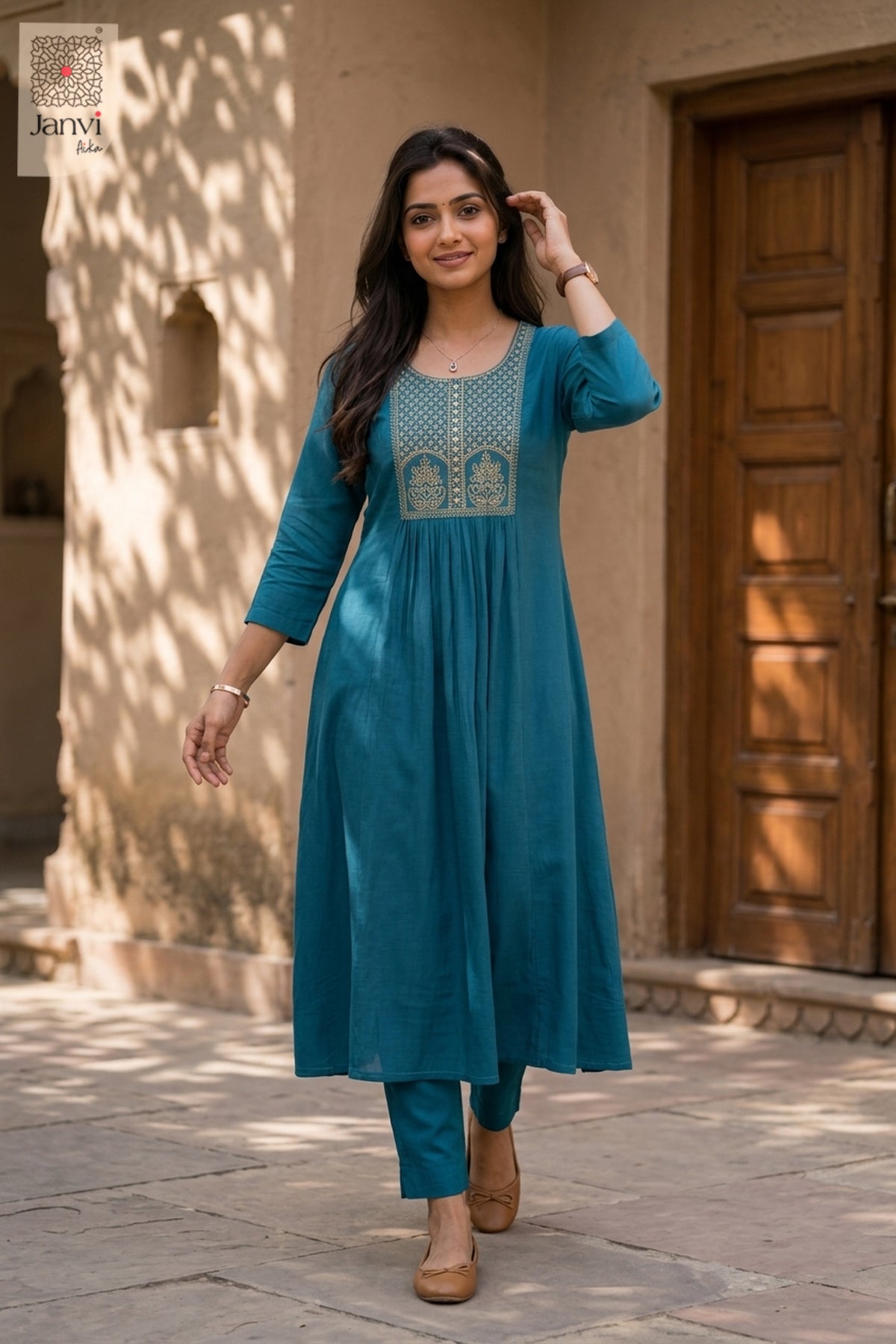 Teal Radiance Top