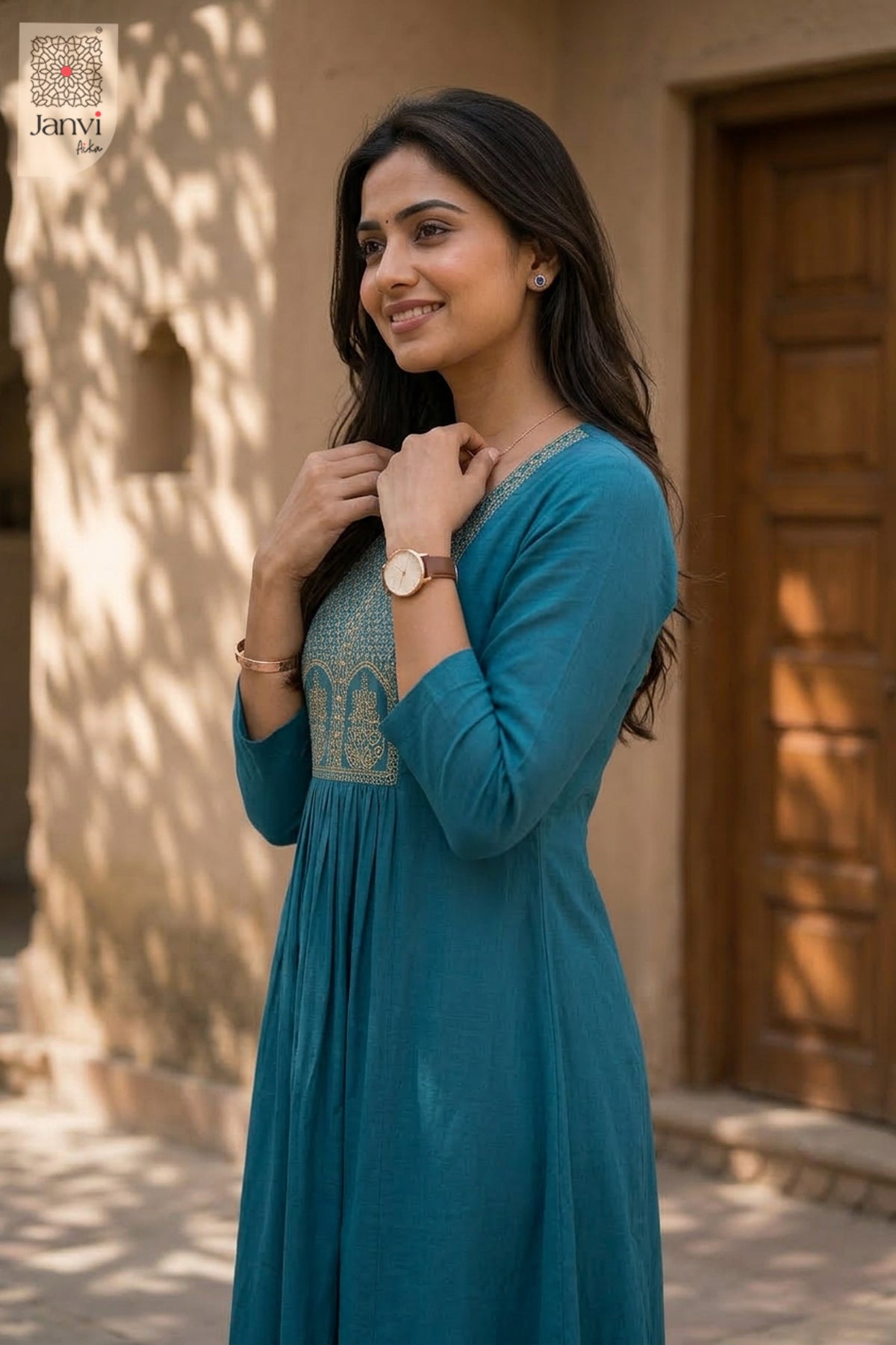 Teal Radiance Top