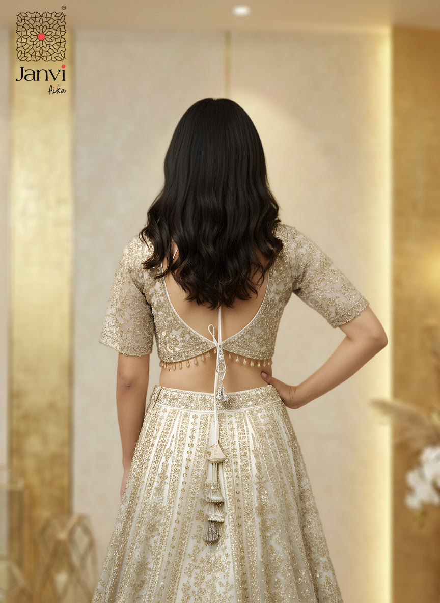The Ivory Empress Lehenga Set