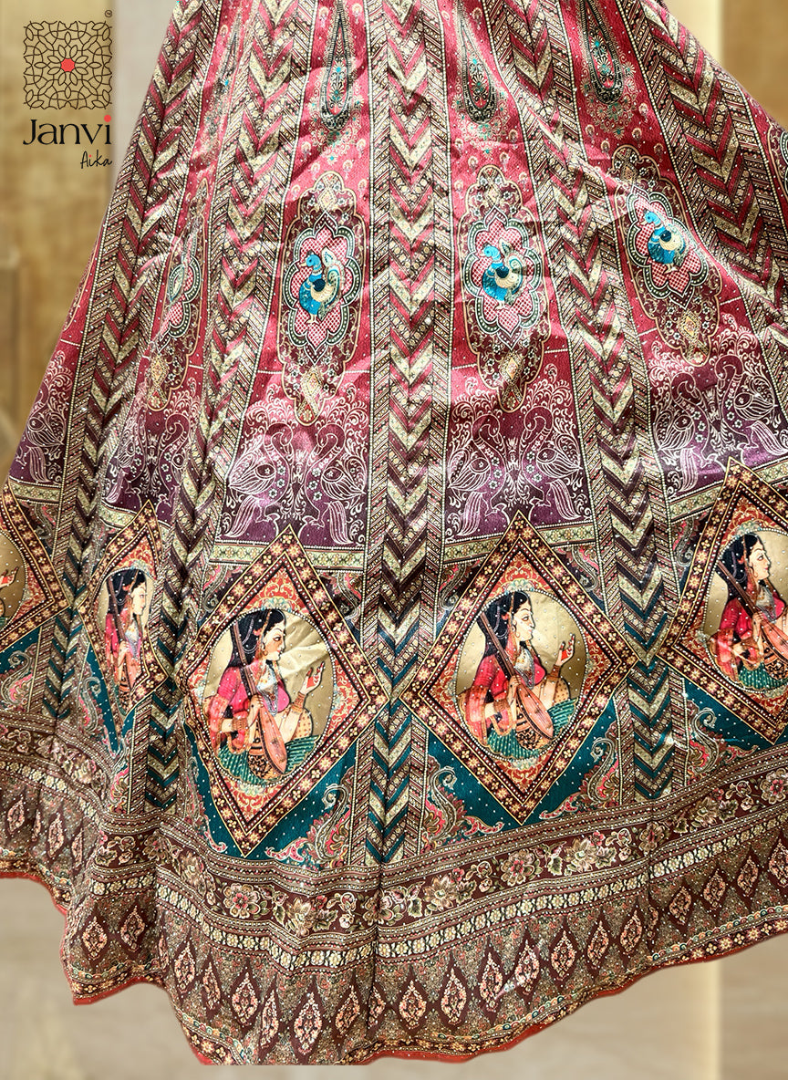The Noor Jahan Heritage Lehenga Set