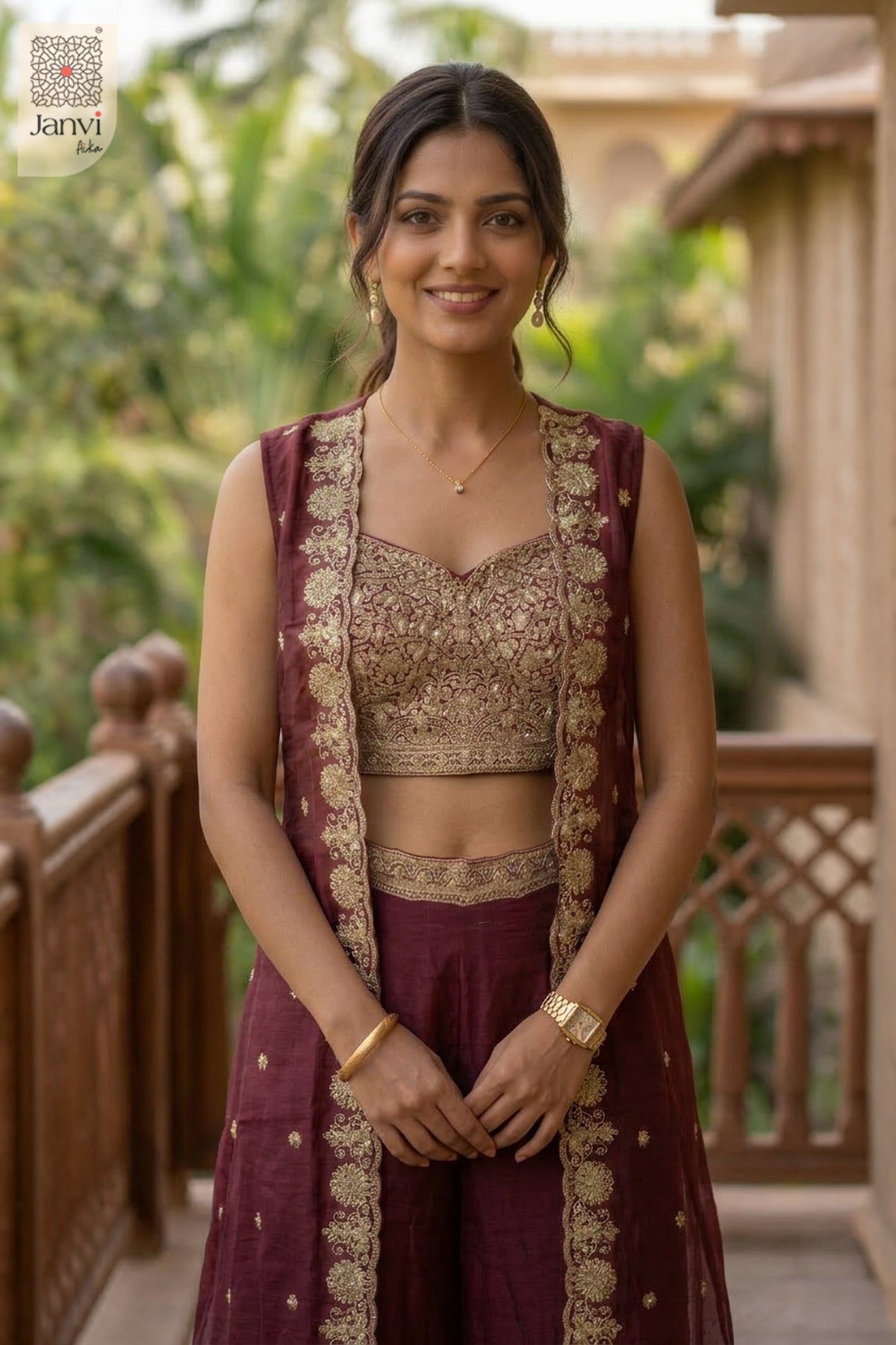 Wine Glitz Sharara