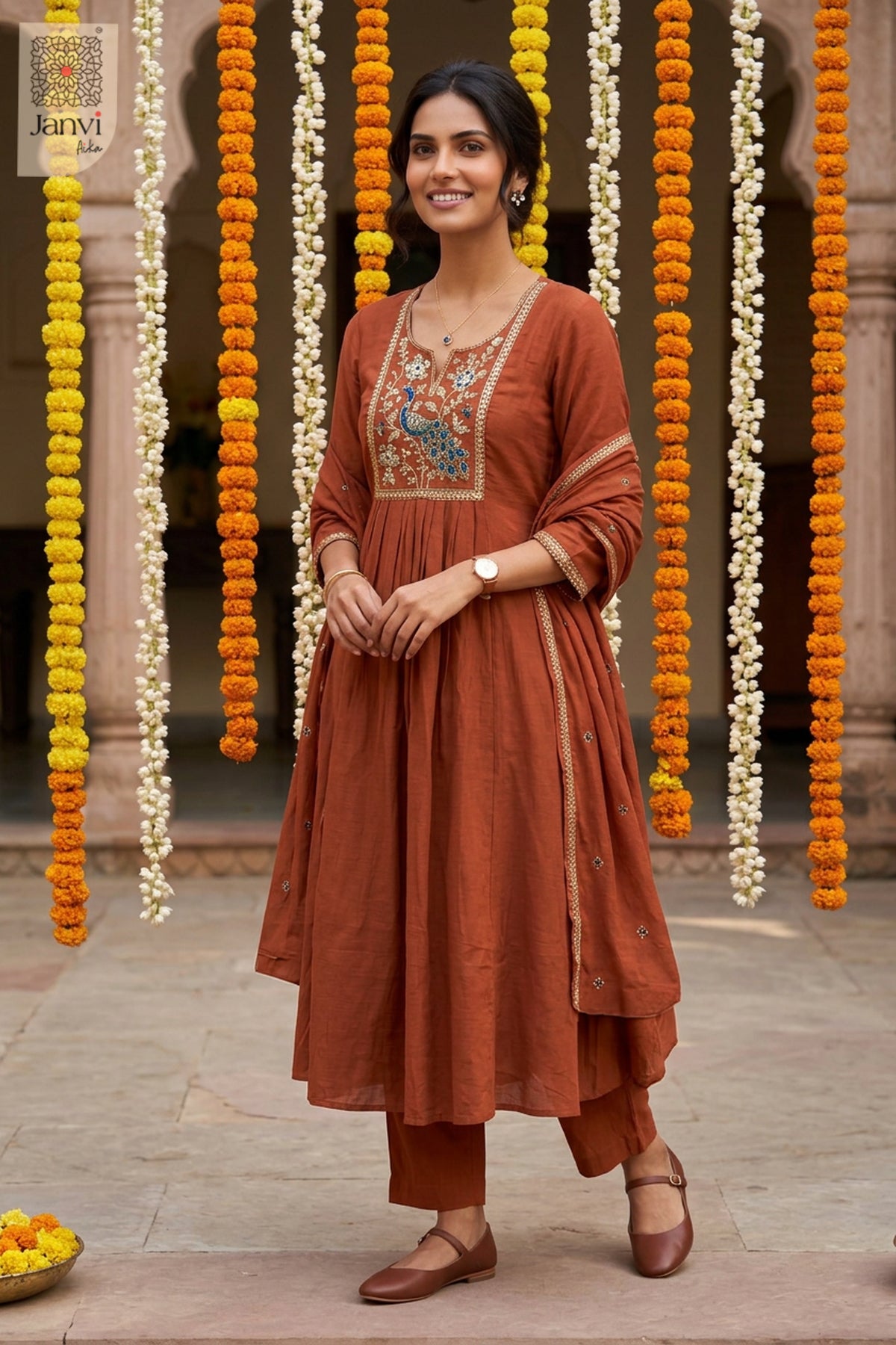 Wingvine Sequin Notch Neck