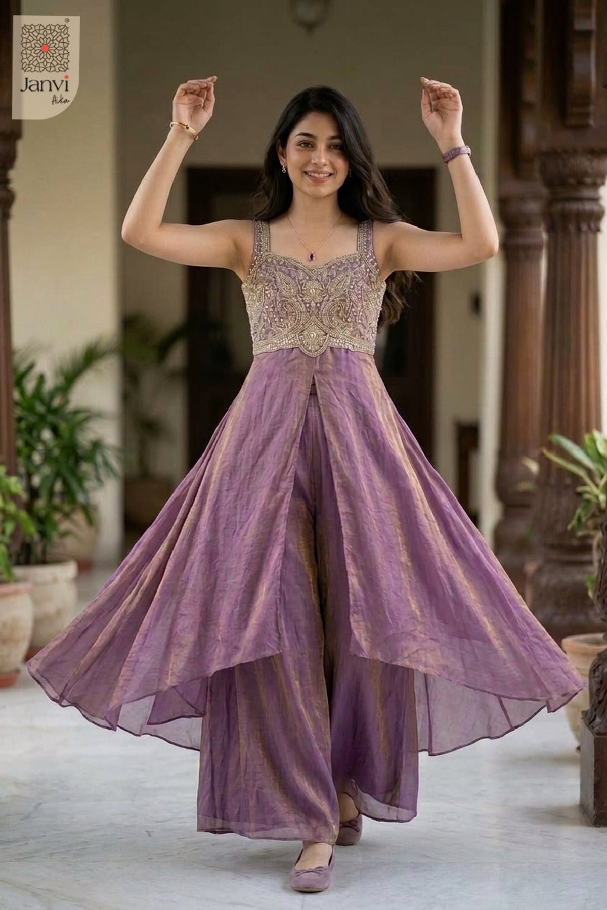 Galze Salsa Party Wear